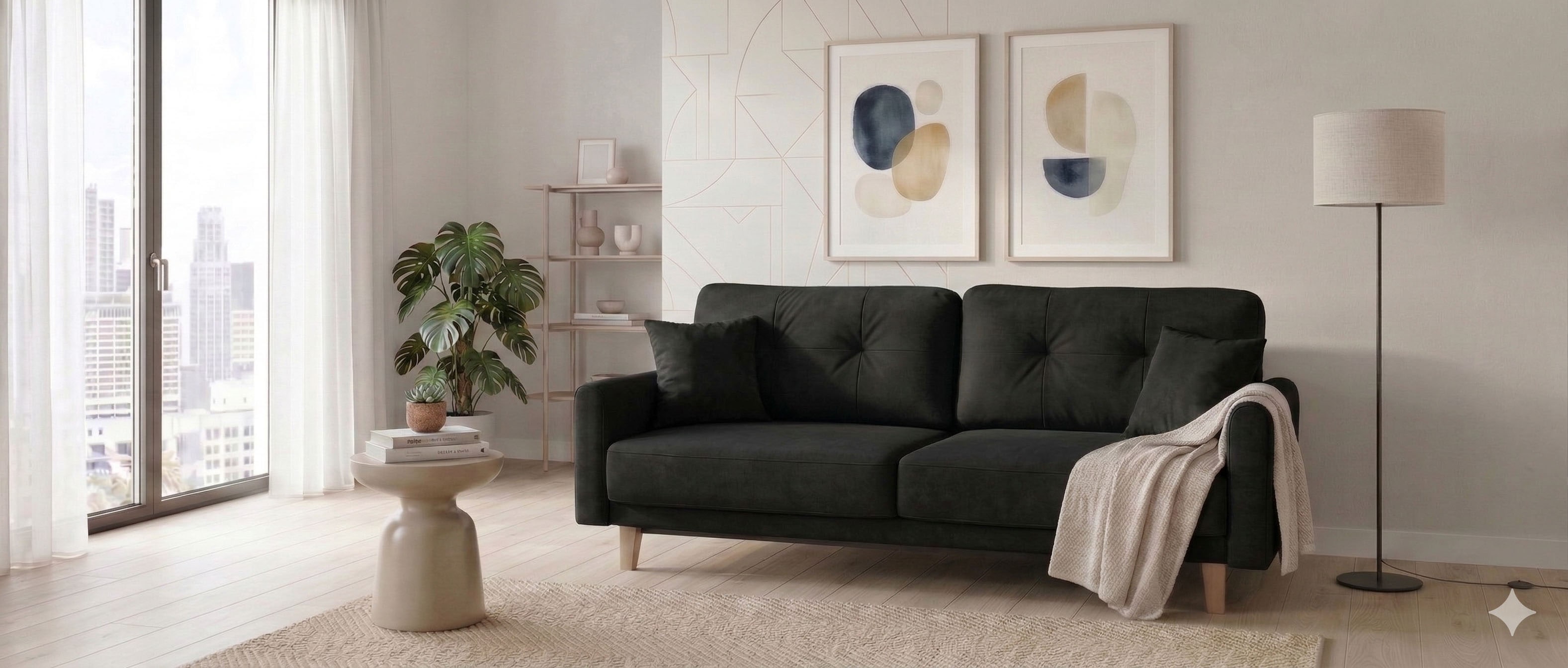 OTTO home 3-Sitzer "TRIPLO optionale Schlafsofa mit Bettkasten, Maße B/T/H: 215/100/89 cm" Wahlweise Bettfunktion - Liegefläche 145x191 cm, Rücken-, Zierkissen