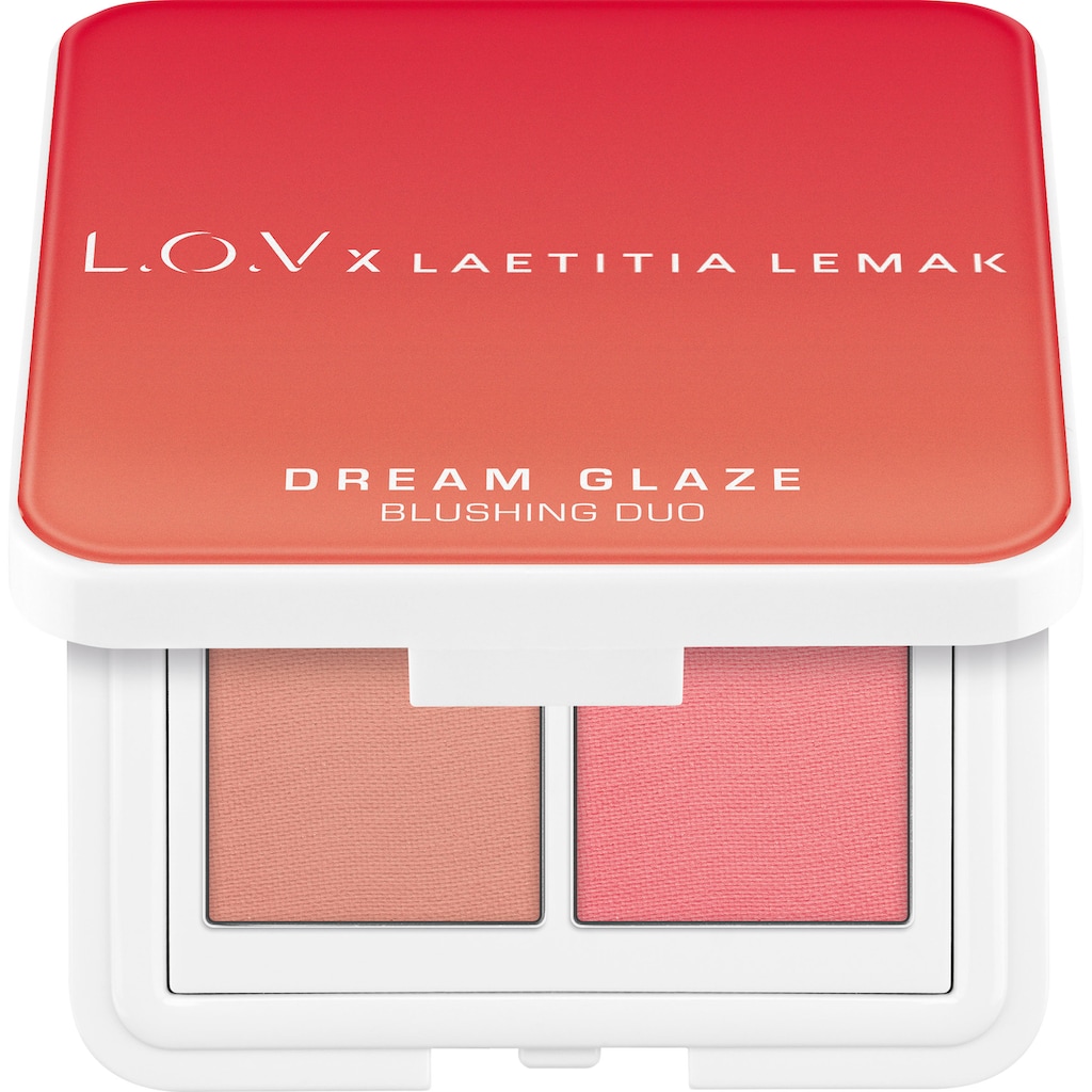 L.O.V Rouge-Palette »L.O.V x LAETITIA LEMAK DREAM GLAZE Blushing Duo«