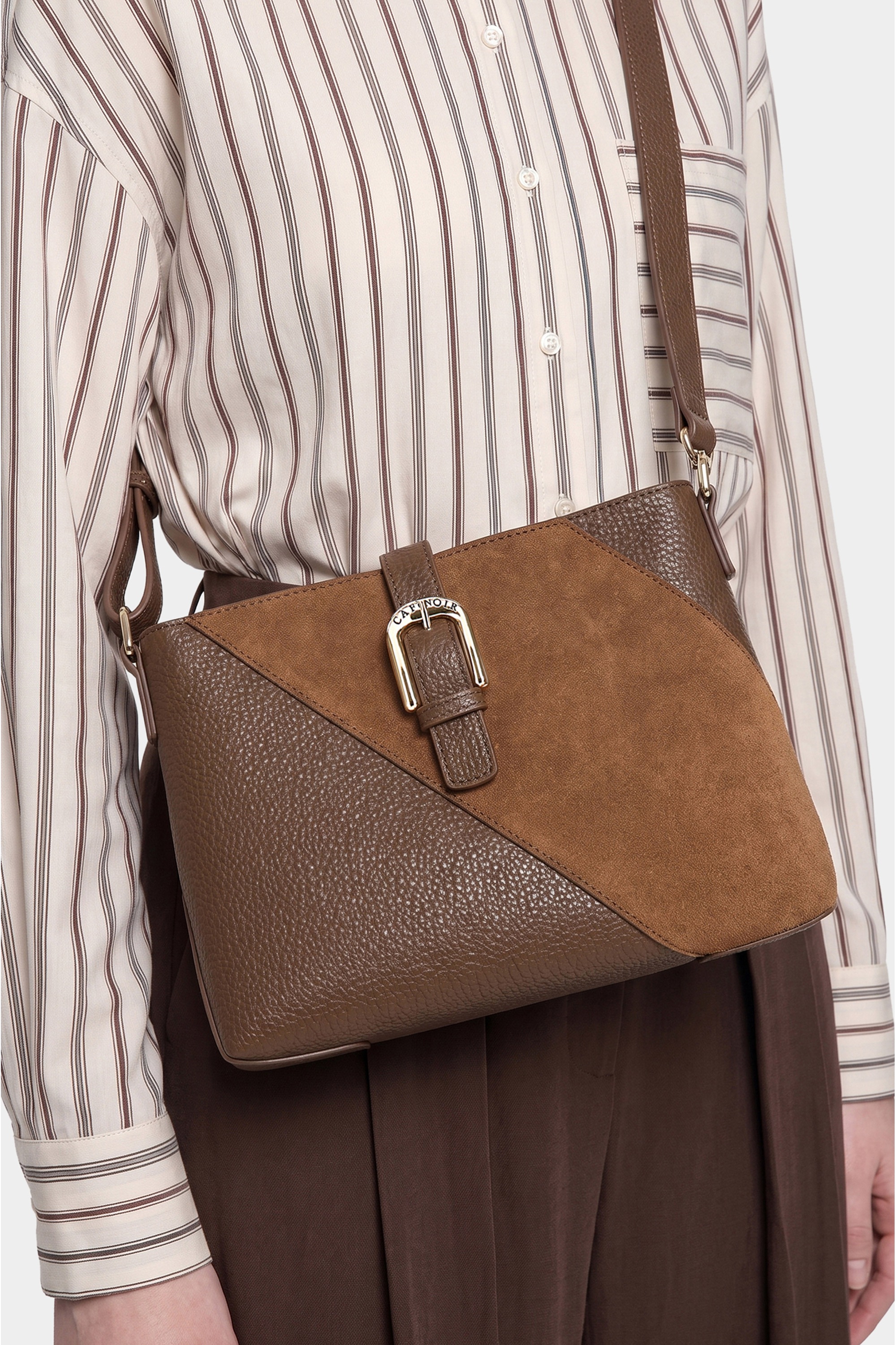 CAFèNoir Schultertasche »CROSSBODY BAG C3YE1109 Damen« Umhängetasche Damen, Handtasche, Abendtasche, Fashion, Lifestyle