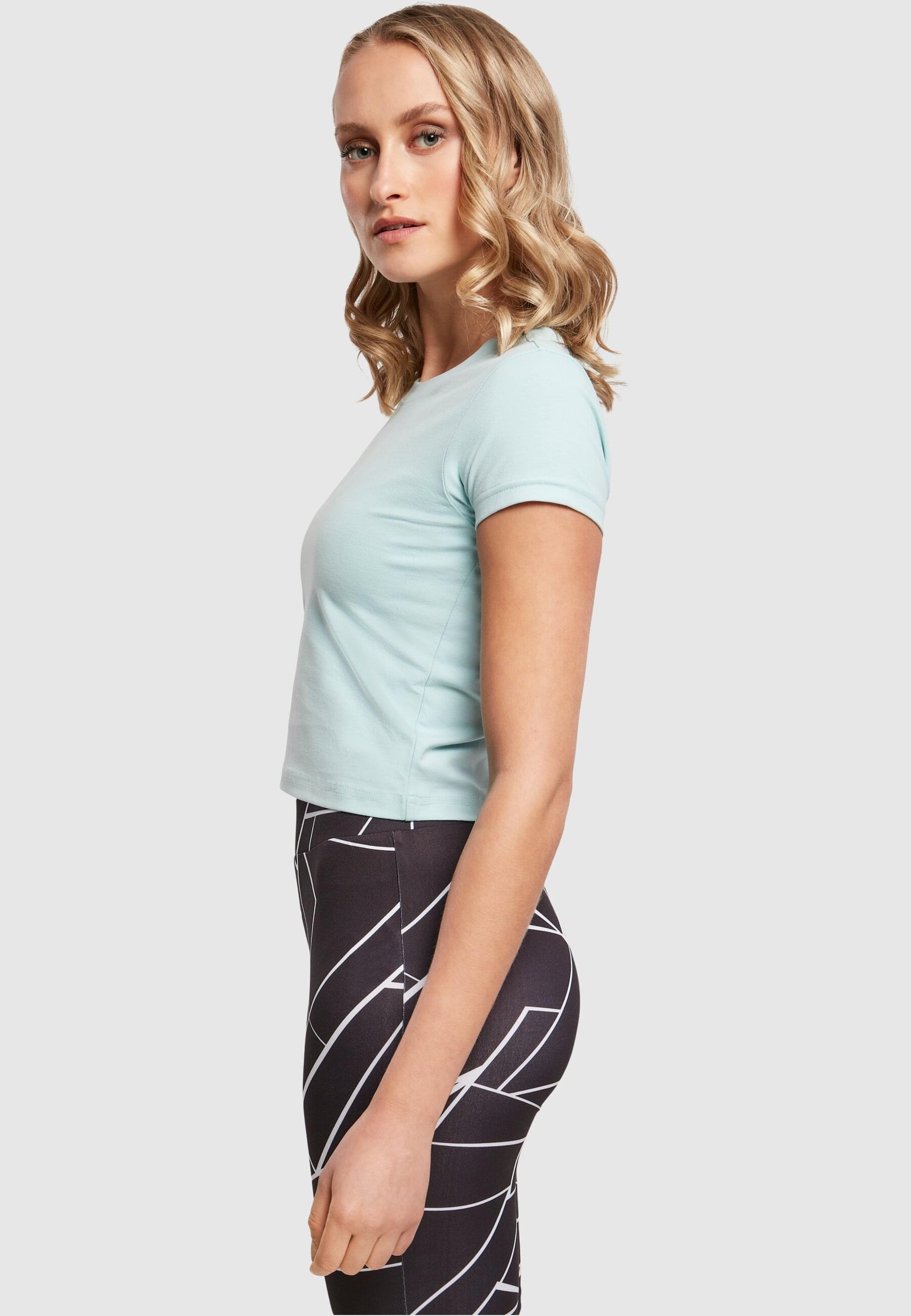 URBAN CLASSICS T-Shirt »Urban Classics Damen Ladies Stretch Jersey Cropped Tee«