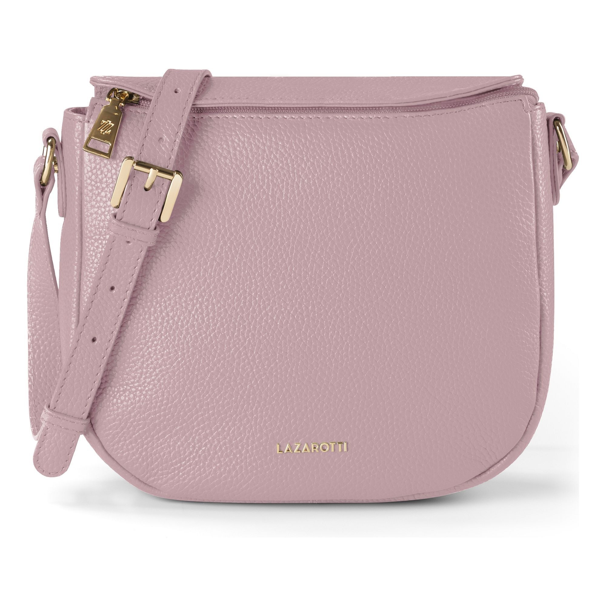 Lazarotti "Bologna Leather Crossbody Umhängetasche Leder 25 cm"