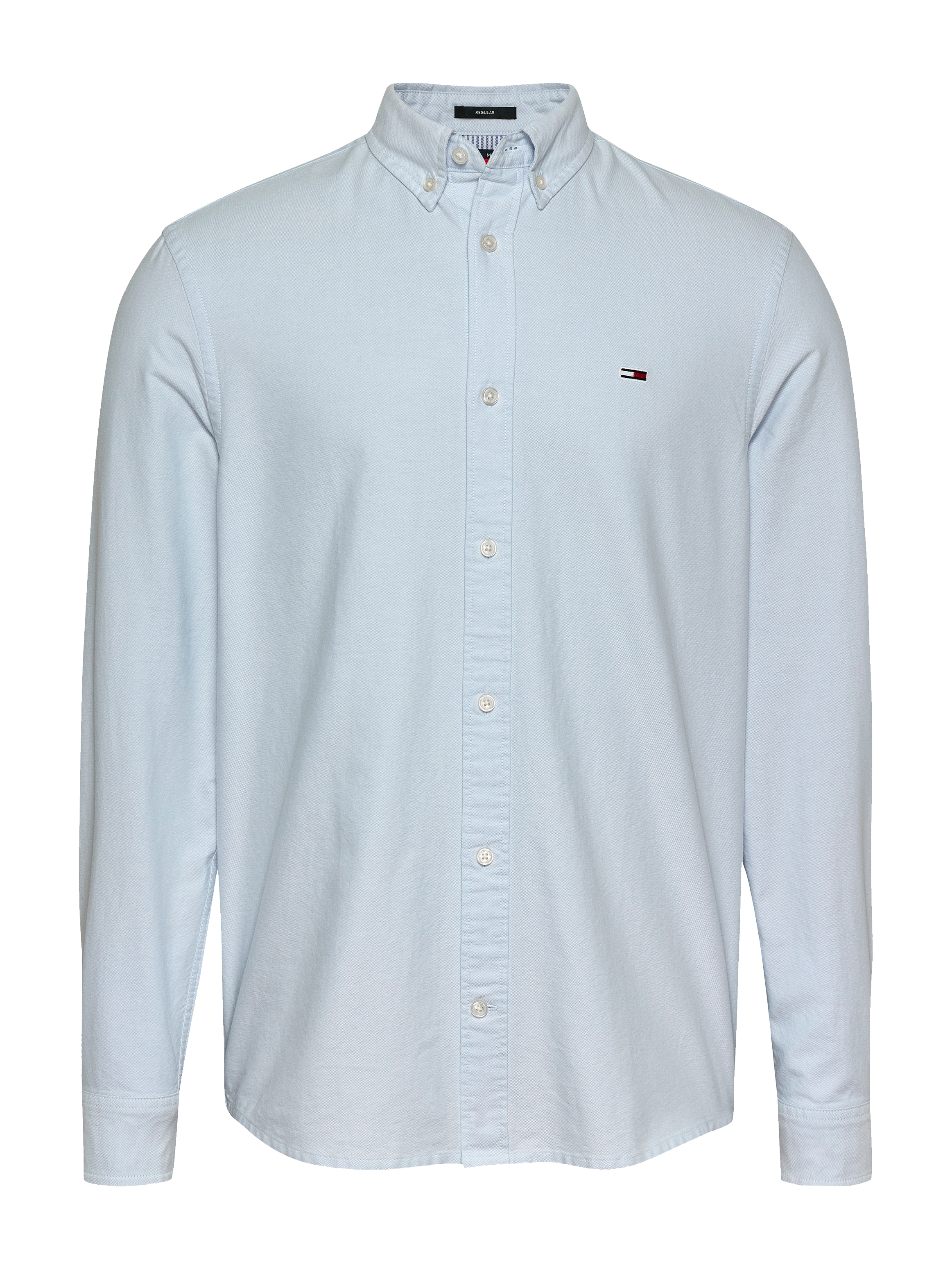 Tommy Jeans Langarmhemd »TJM REG OXFORD SHIRT EXT«, Mit Rundhalsausschnitt