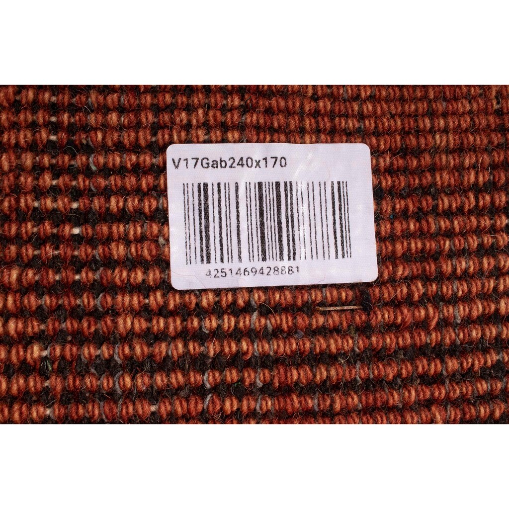 morgenland Wollteppich »Gabbeh - Indus - 240 x 170 cm - rost«, rechteckig