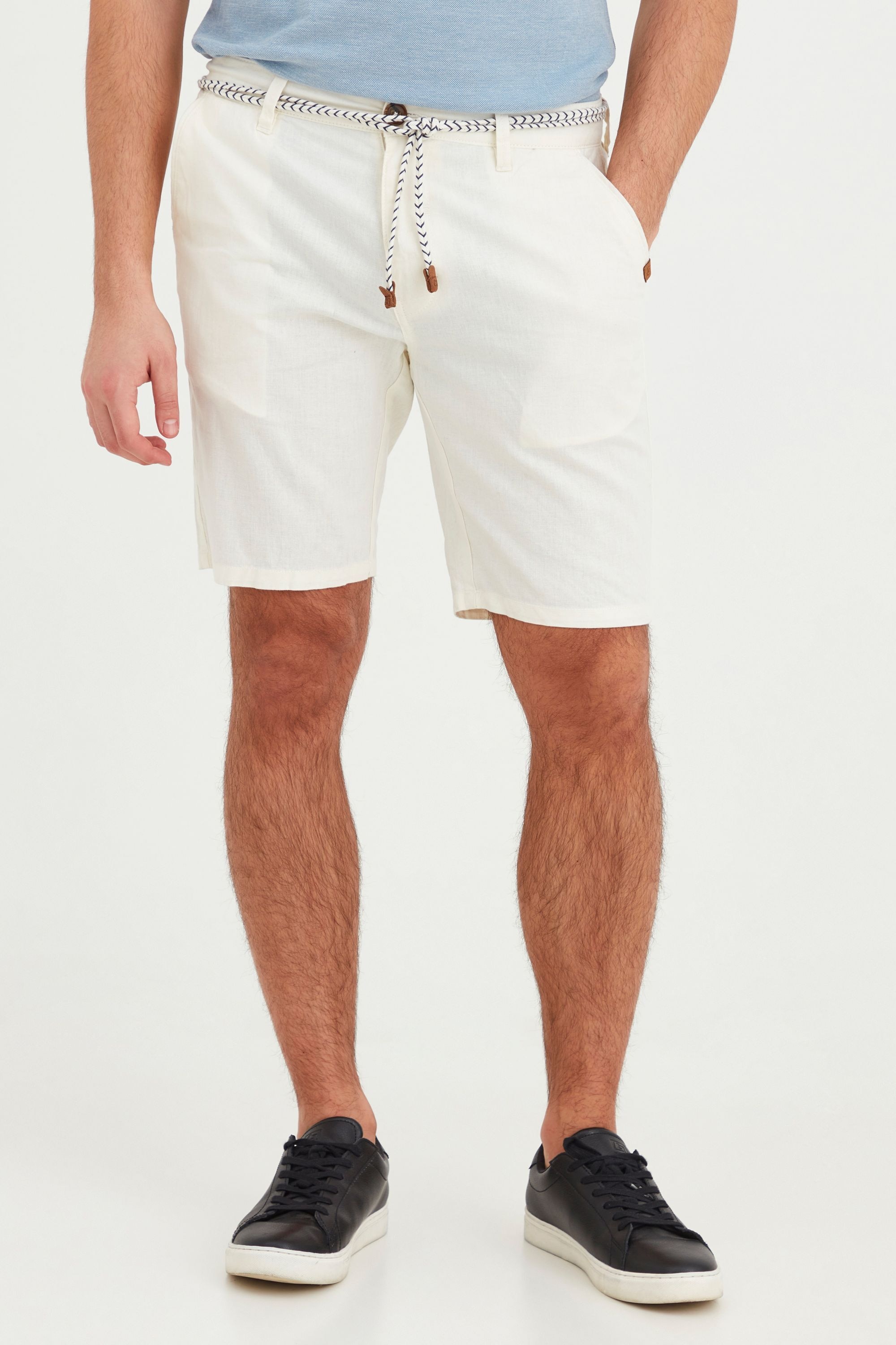 Blend Leinenhose "BHMennok" Leinen Shorts mit Stoff Gürtel günstig online kaufen