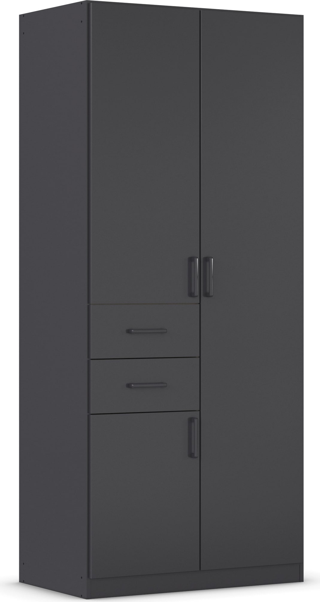 rauch "Kleiderschrank Schrank Garderobe MAIKA mit Dekor-Front" 2 Schubladen, in verschiedenen Breiten, Höhen, Farben, MADE IN GERMANY