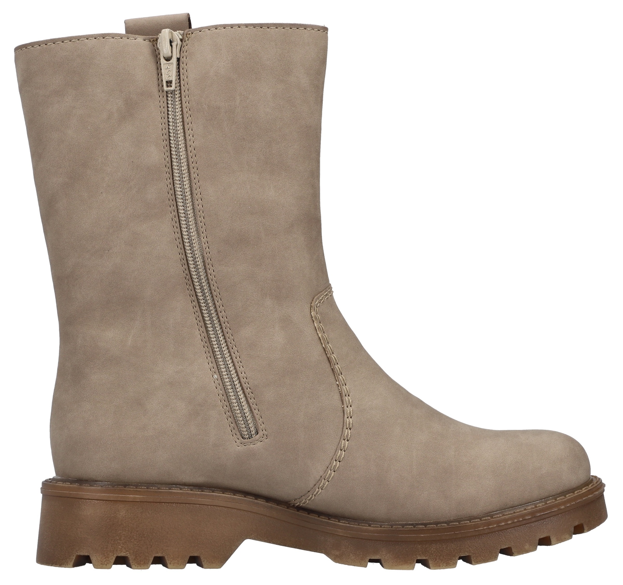 Rieker Winterstiefelette, Winterboots, Profilsohle, mit Innenreißverschluss