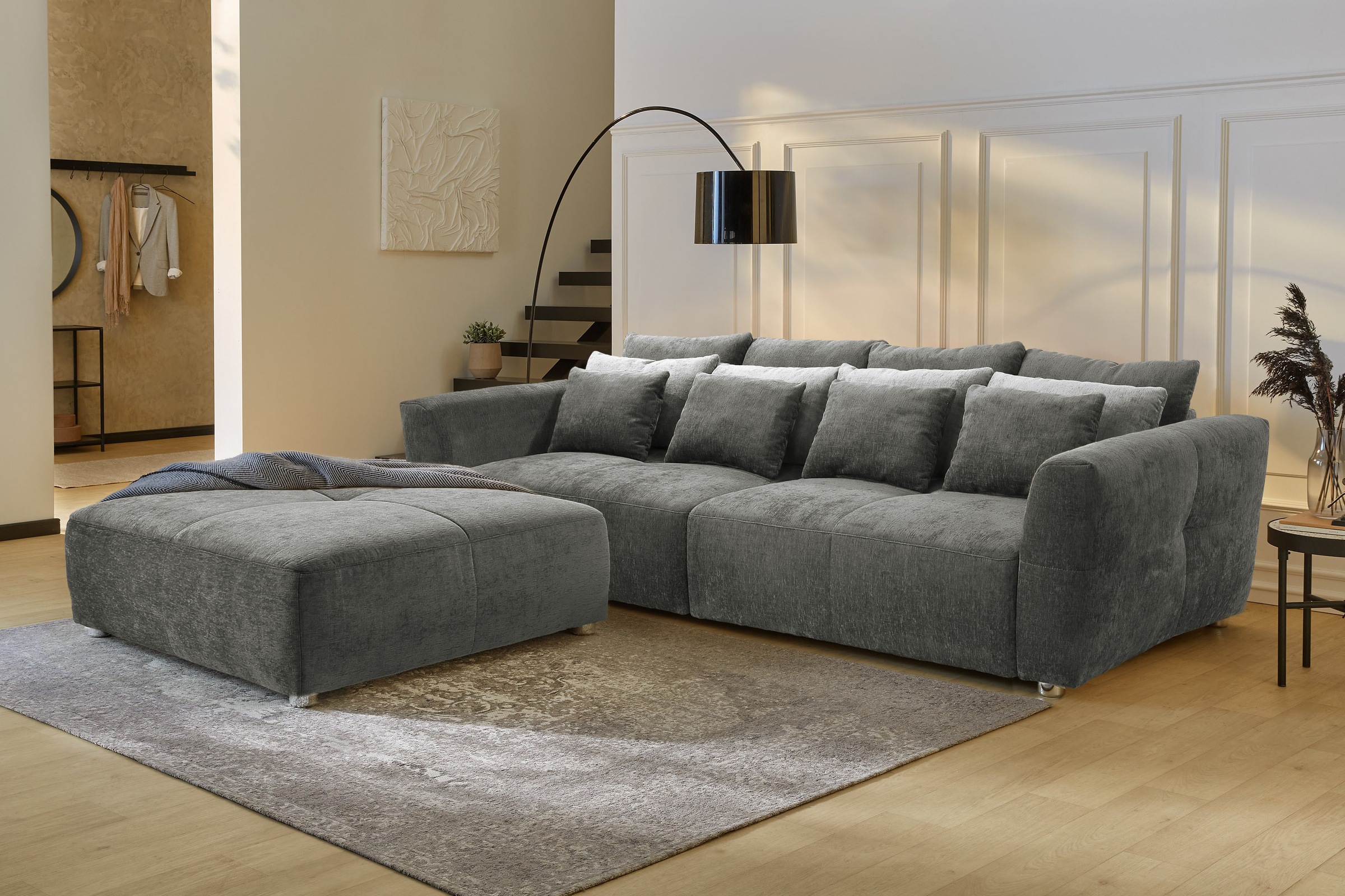 Jockenhöfer Gruppe Hocker "Gulliver, B: 130 cm" mit Federkernpolsterung für günstig online kaufen