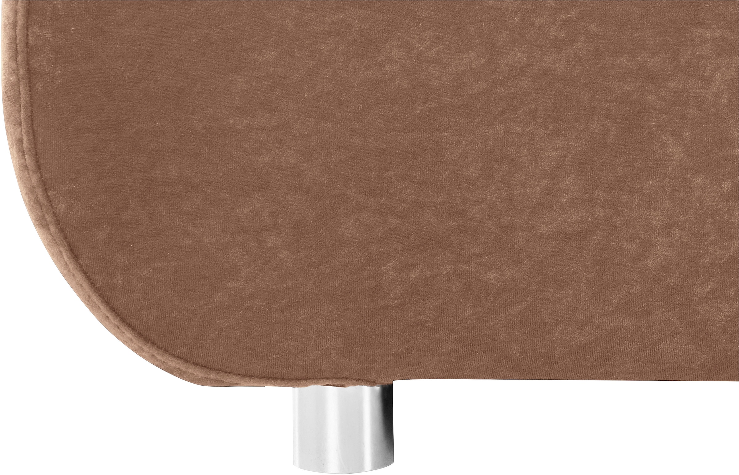 INOSIGN Ecksofa »Imola, elegant und modern, aktuelle Steppung im Sitz, bequem, L-Form«, frei im Raum stellbar, wahlweise mit Bettfunktion und Bettkasten