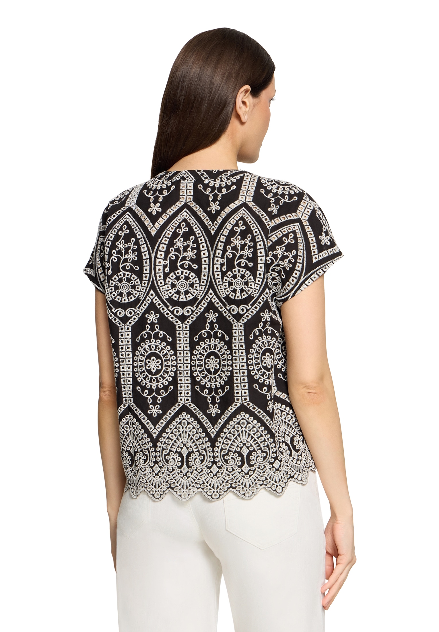 Betty&Co Hemdbluse »Damen mit Stickerei«