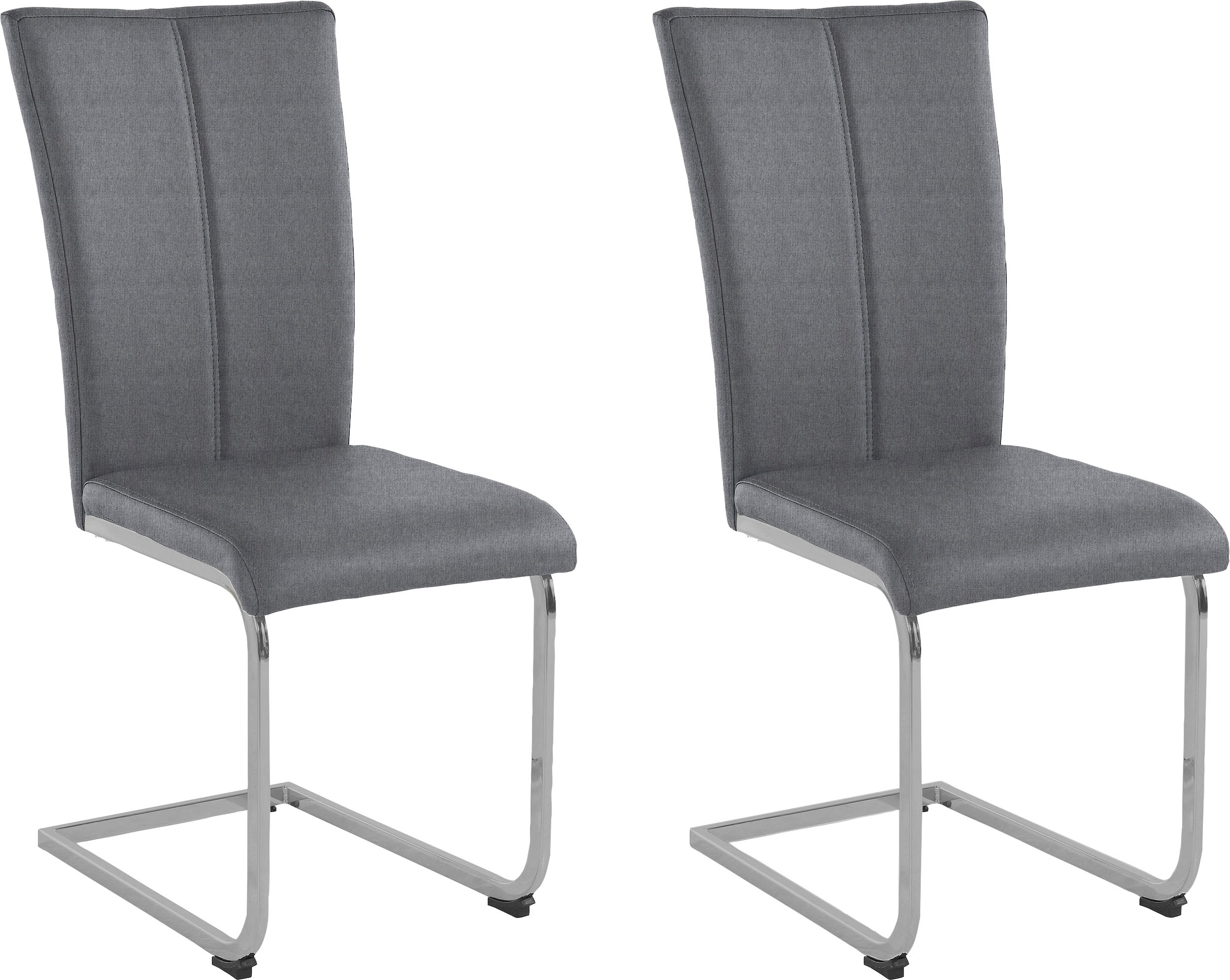Home affaire Freischwinger "Alex" (Set) 2 Stk. Struktur 2 Stuhl belastbar b günstig online kaufen