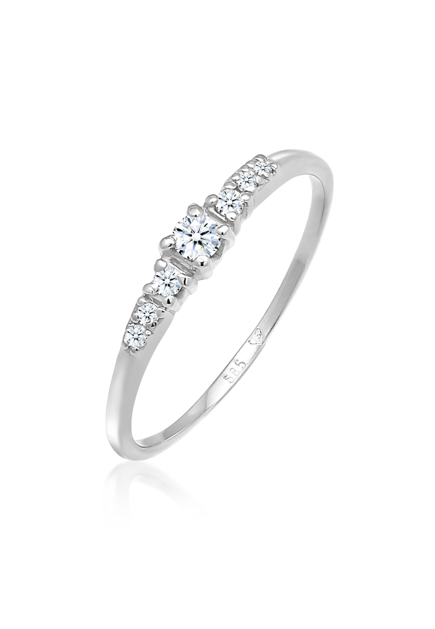 Verlobungsring »Verlobung Diamanten (0.14 ct) 585 Gold«