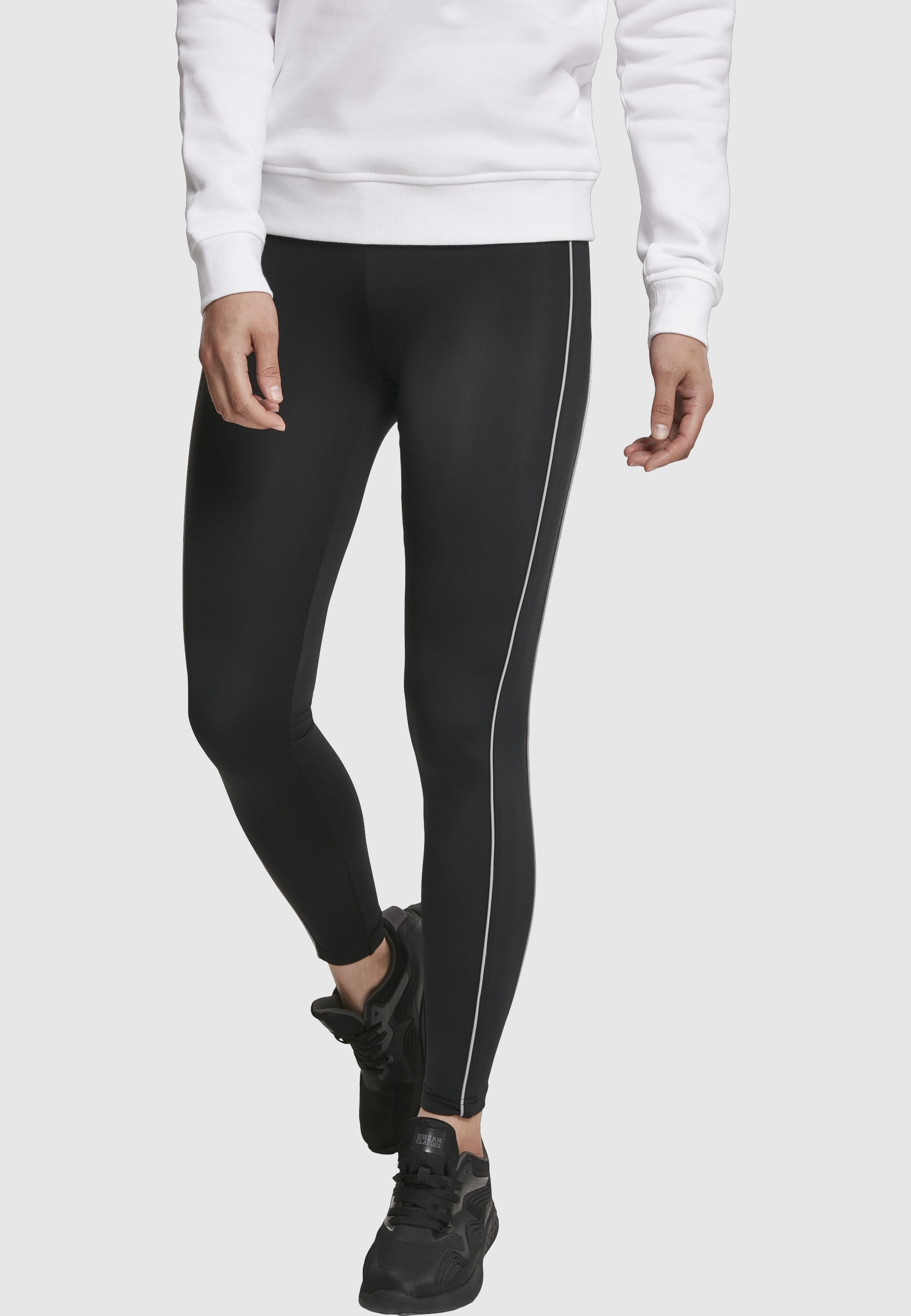URBAN CLASSICS Leggings »Urban Classics Damen Ladies High Waist Reflective Leggins«