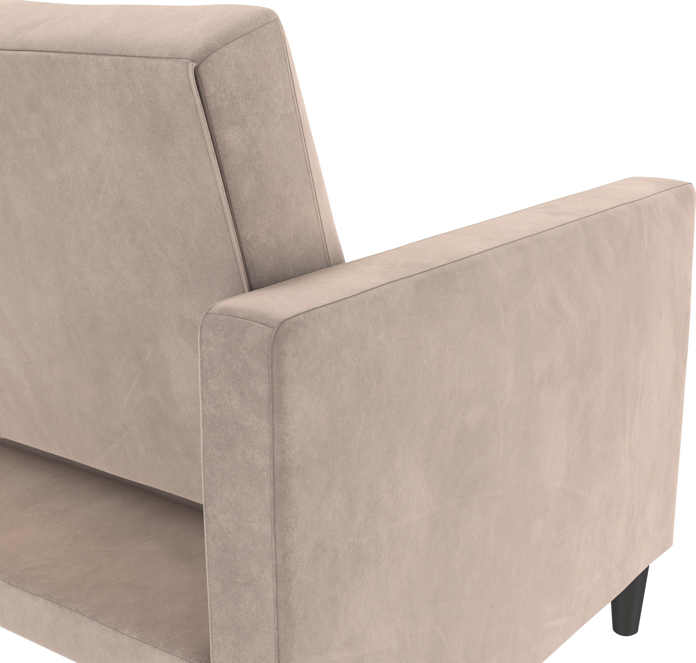 Dorel Home 3-Sitzer »Celine«, Rückenlehne 2-teilig und 3-fach verstellbar, Sitzhöhe 43 cm