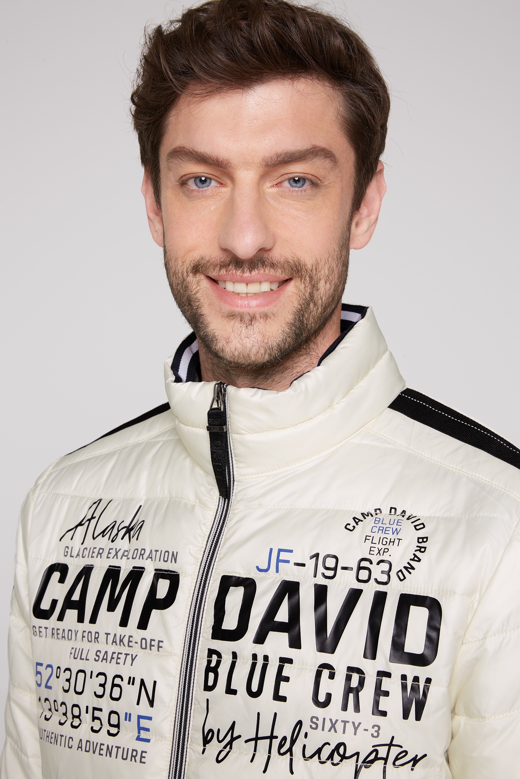 CAMP DAVID Outdoorjacke, ohne Kapuze, mit elastischem Saumabschluss