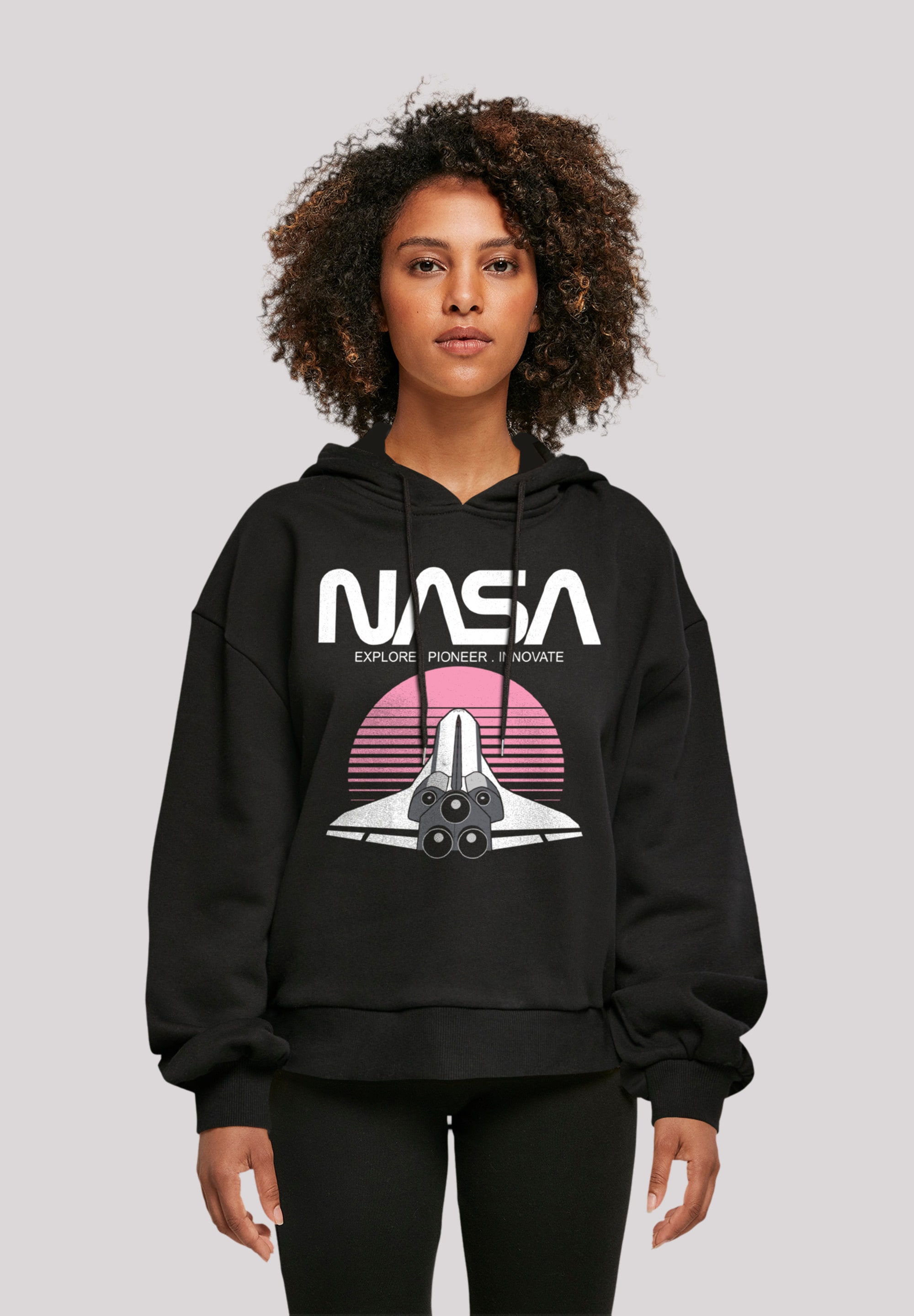 F4NT4STIC Kapuzenpullover "NASA Space Shuttle Sunset", Print günstig online kaufen