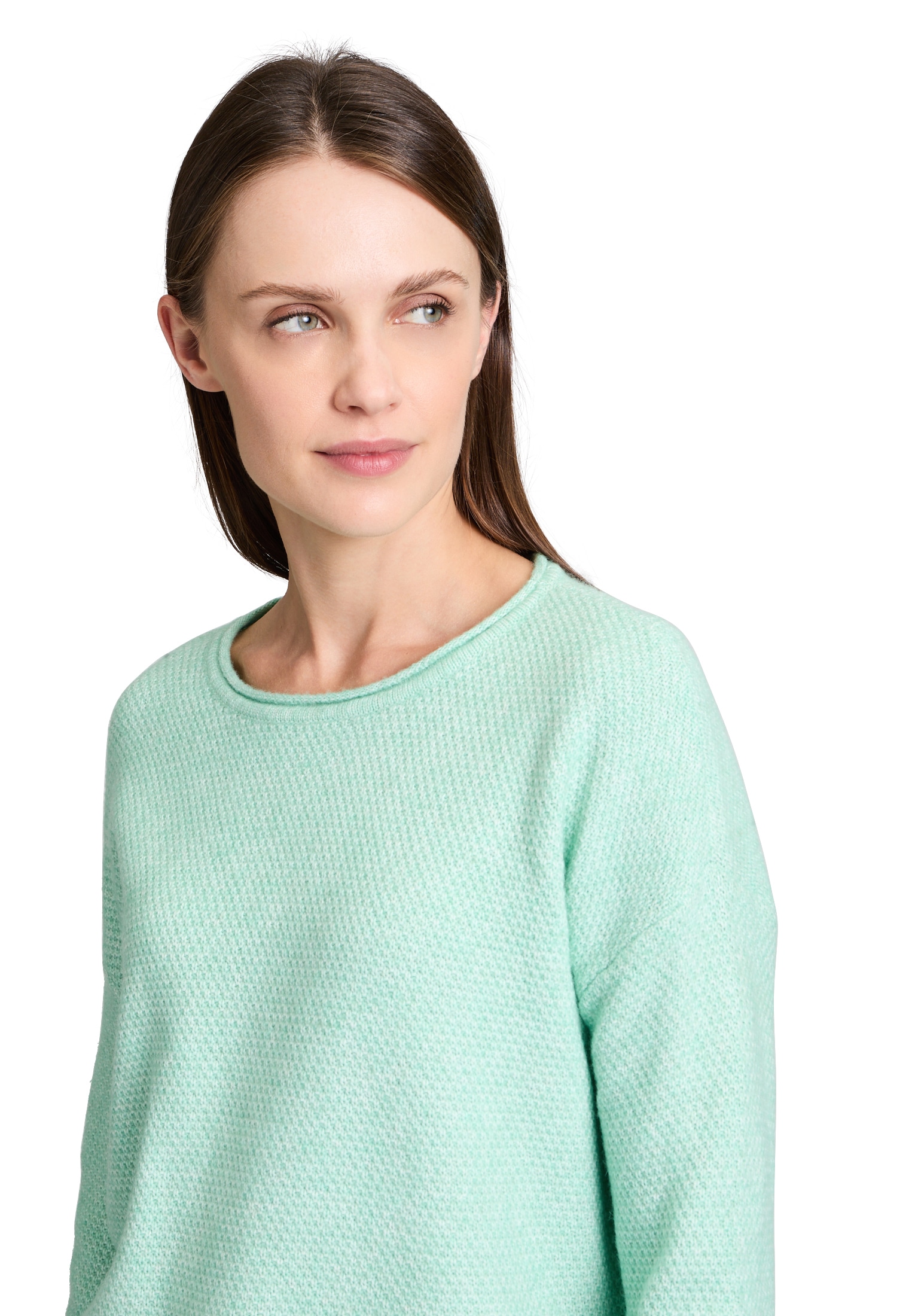 Betty&Co Strickpullover »Betty & Co Damen Strickpullover mit Rundhalsausschnitt«, (1 tlg.), Struktur