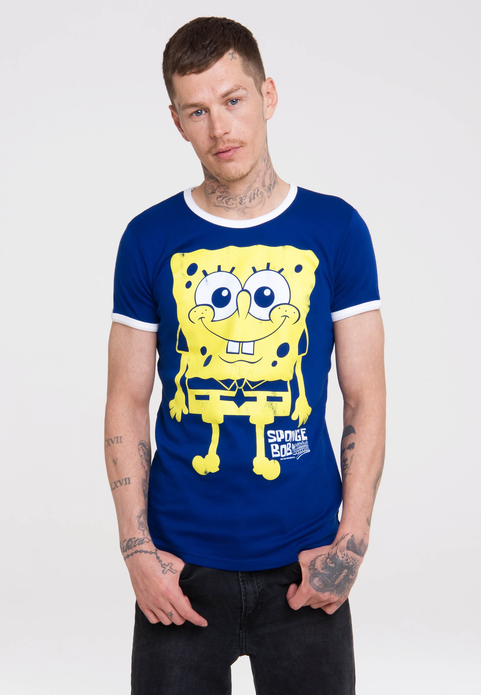 T-Shirt »Spongebob«, mit Spongebob Schwammkopf-Print