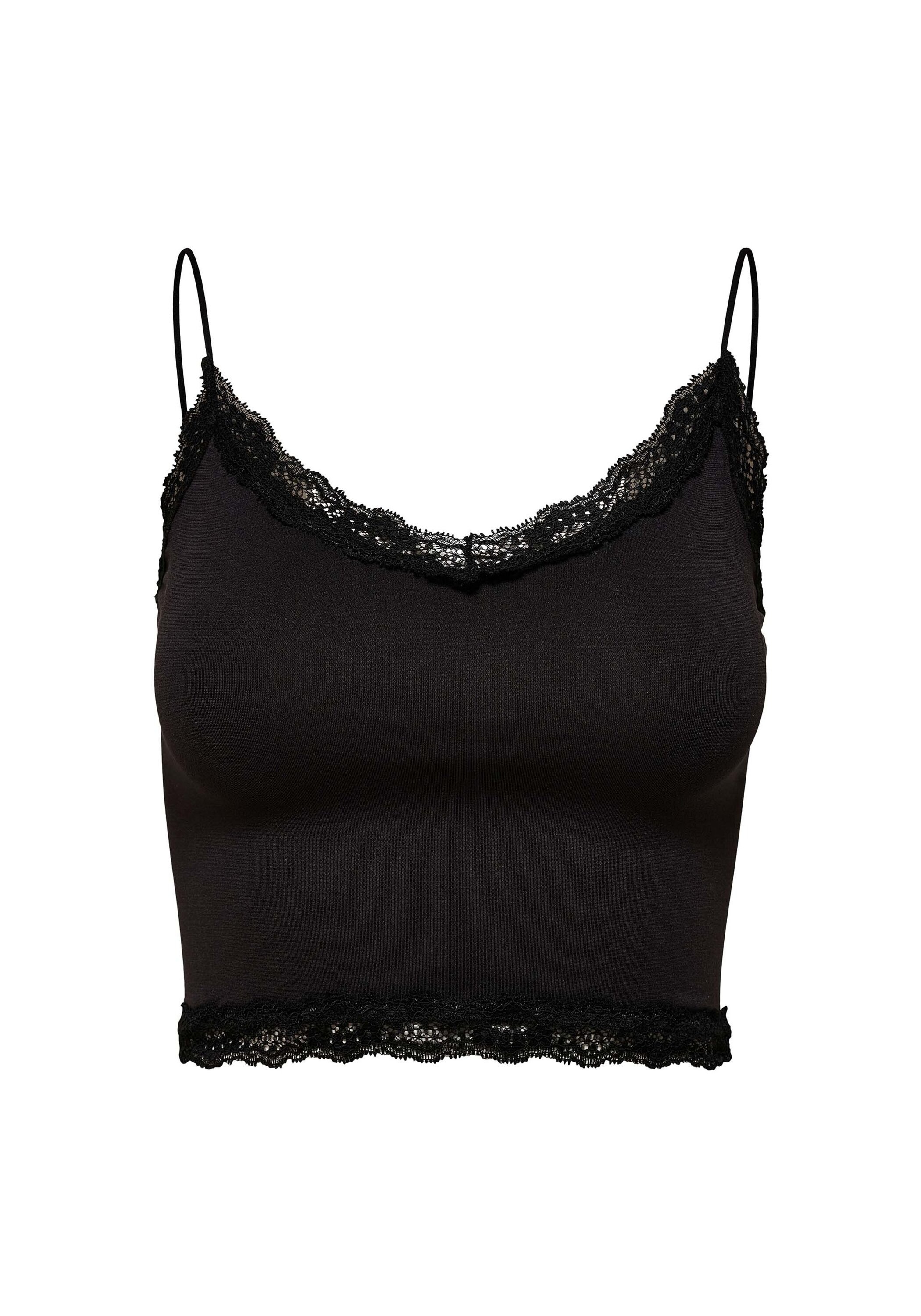ONLY T-Shirt "T-Shirt ONLVICKY LACE SEAMLESS CROPPED TOP 3P 3er Pack" günstig online kaufen