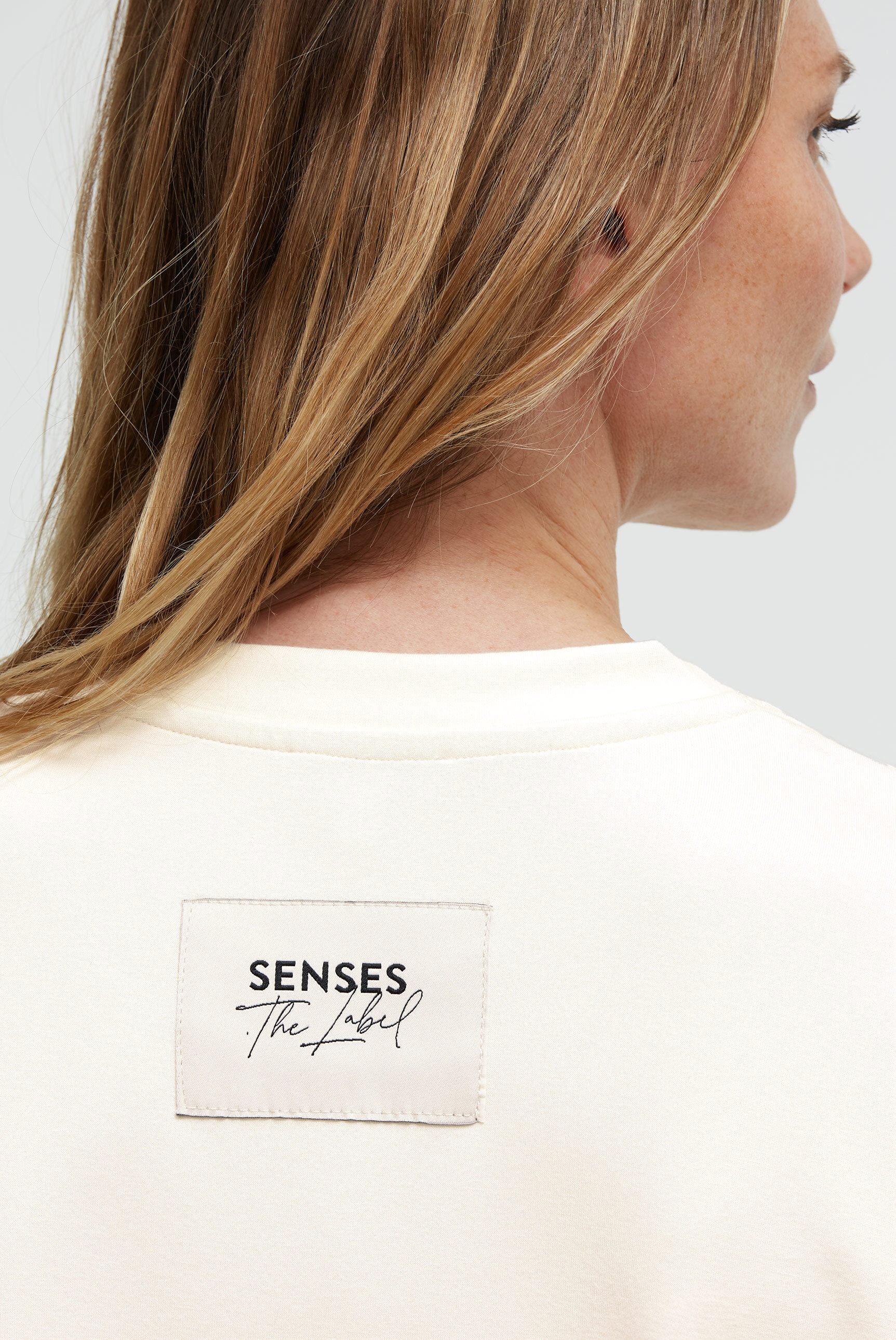 SENSES.THE LABEL Sweater , mit abgerundeten Saum
