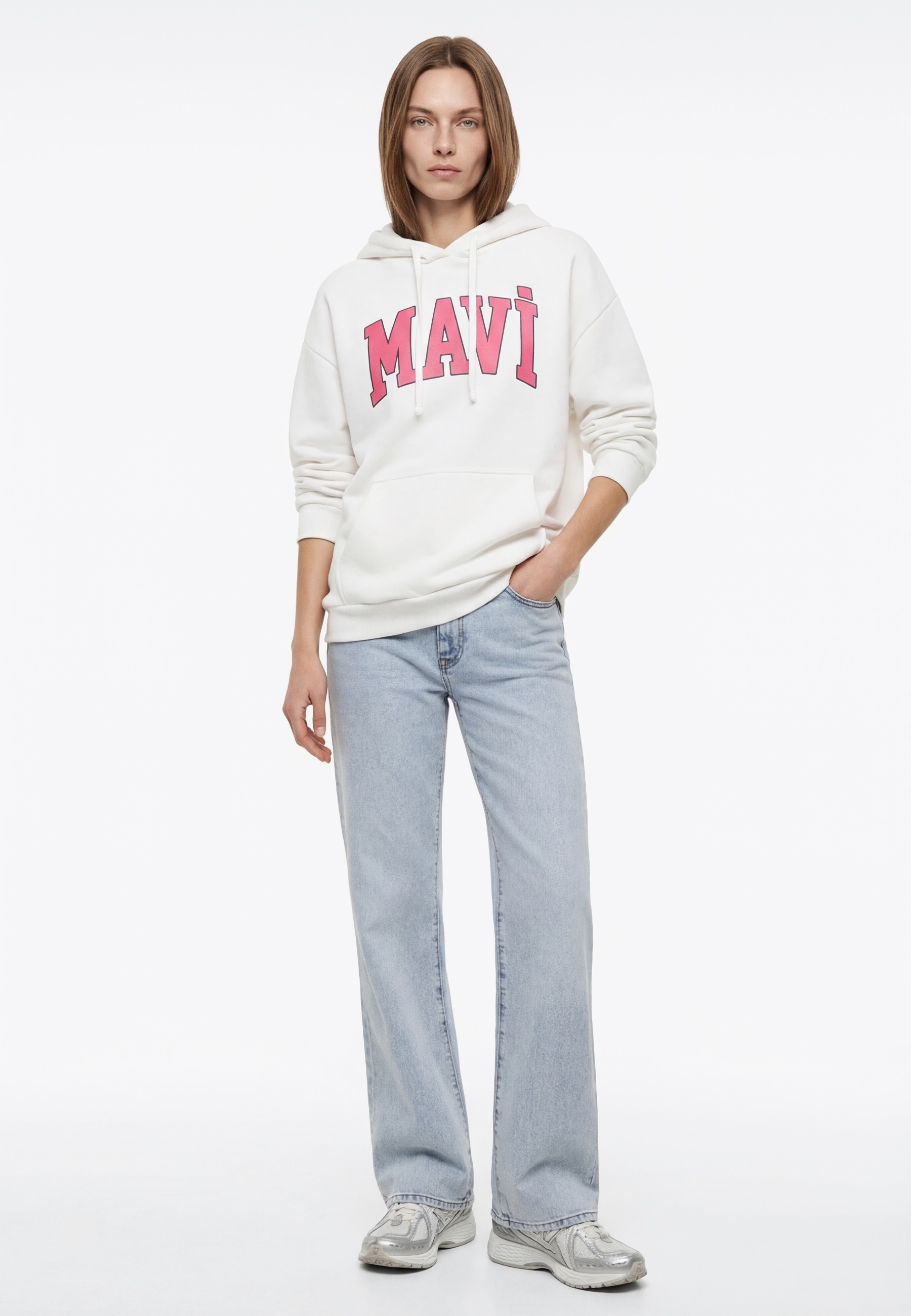 Mavi Kapuzenpullover »MAVI LOGO HOODED SWEATSHIRT« Logo Sweatshirt