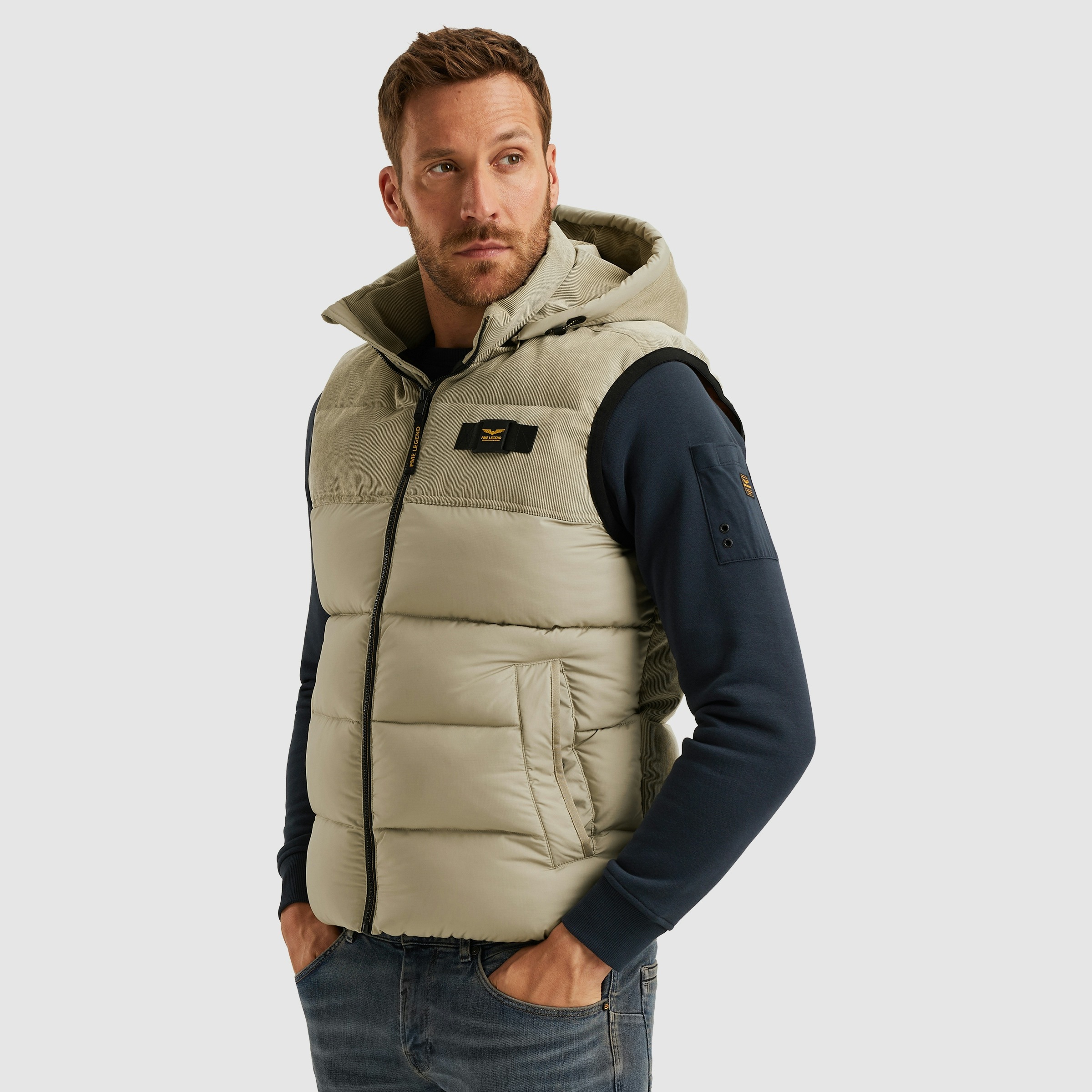 PME LEGEND Steppweste, mit Logo Stickerei günstig online kaufen