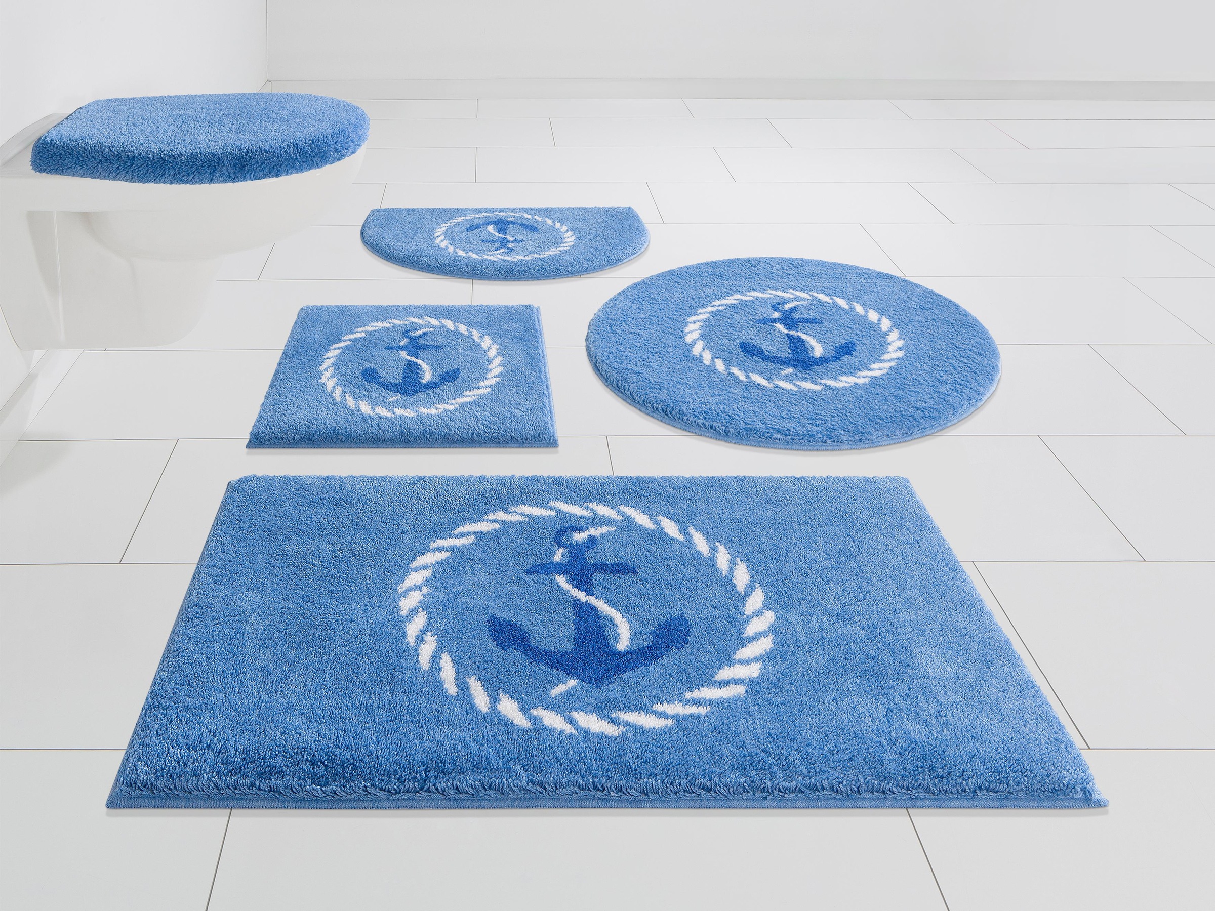 Grund Badematte "Port Louis" Höhe 20 mm rutschhemmend beschichtet fußbodenh günstig online kaufen