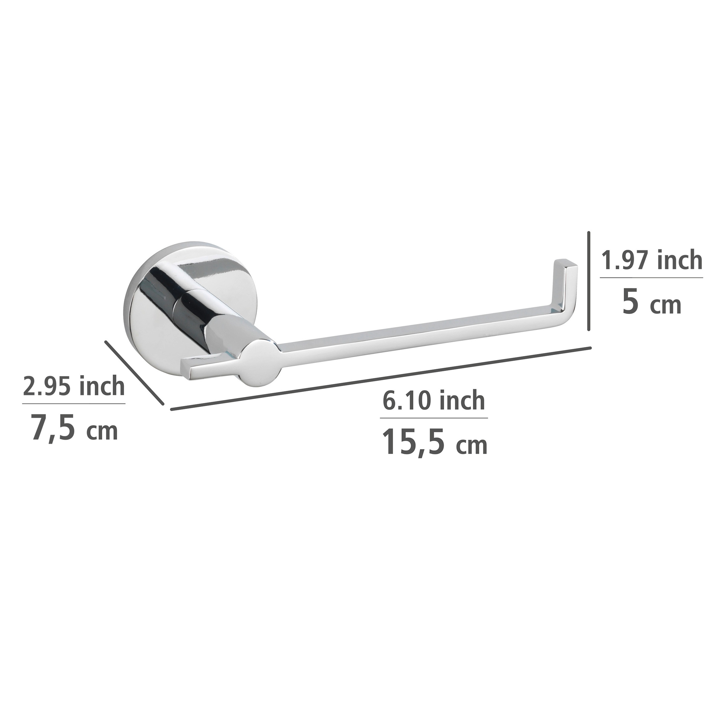WENKO Toilettenpapierhalter »UV-Loc® Isera«, Befestigen ohne Bohren