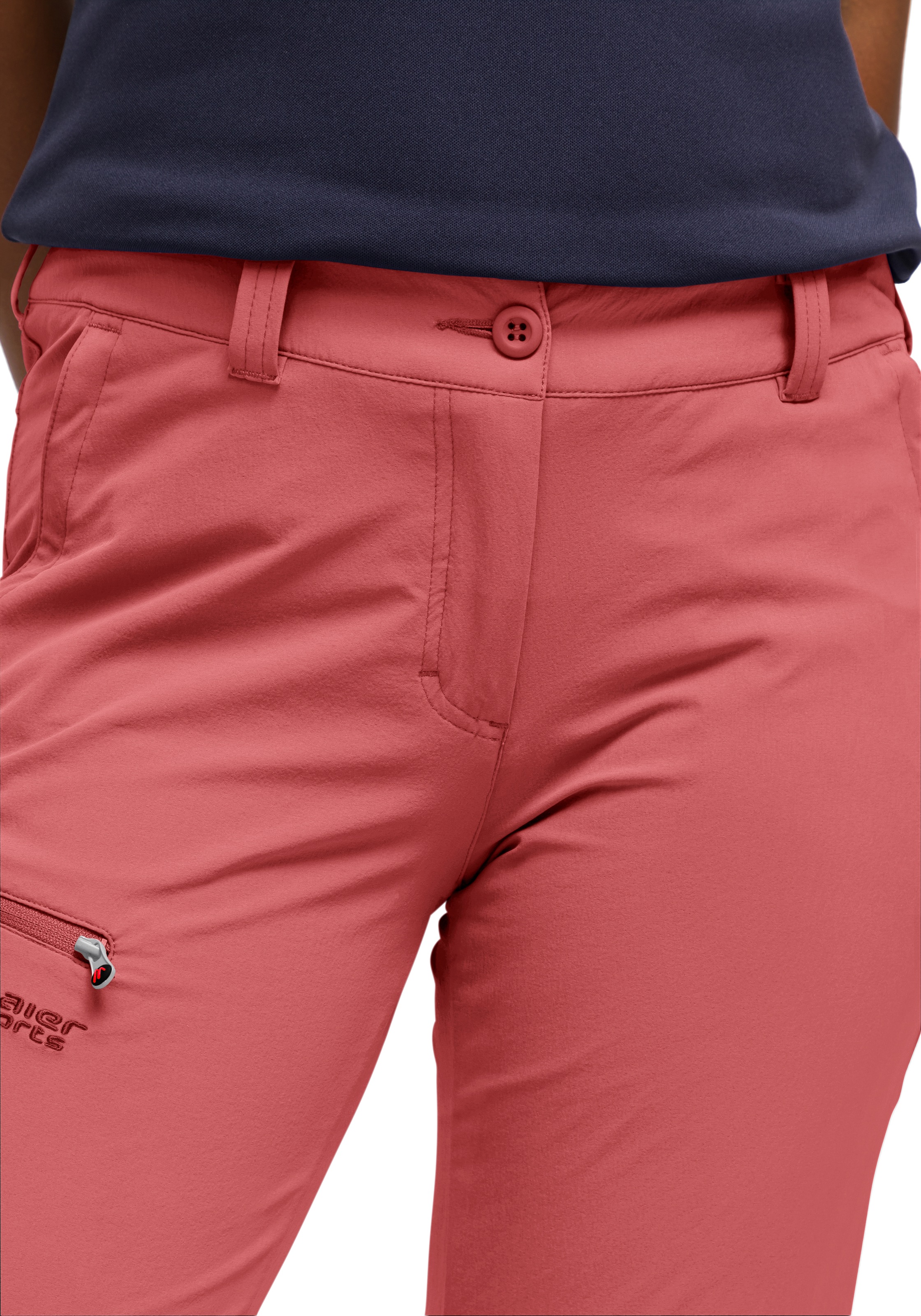 Maier Sports Funktionshose »Inara slim«, Herren Wanderhose, atmungsaktive Outdoor-Hose, 4 Taschen, Slim Fit