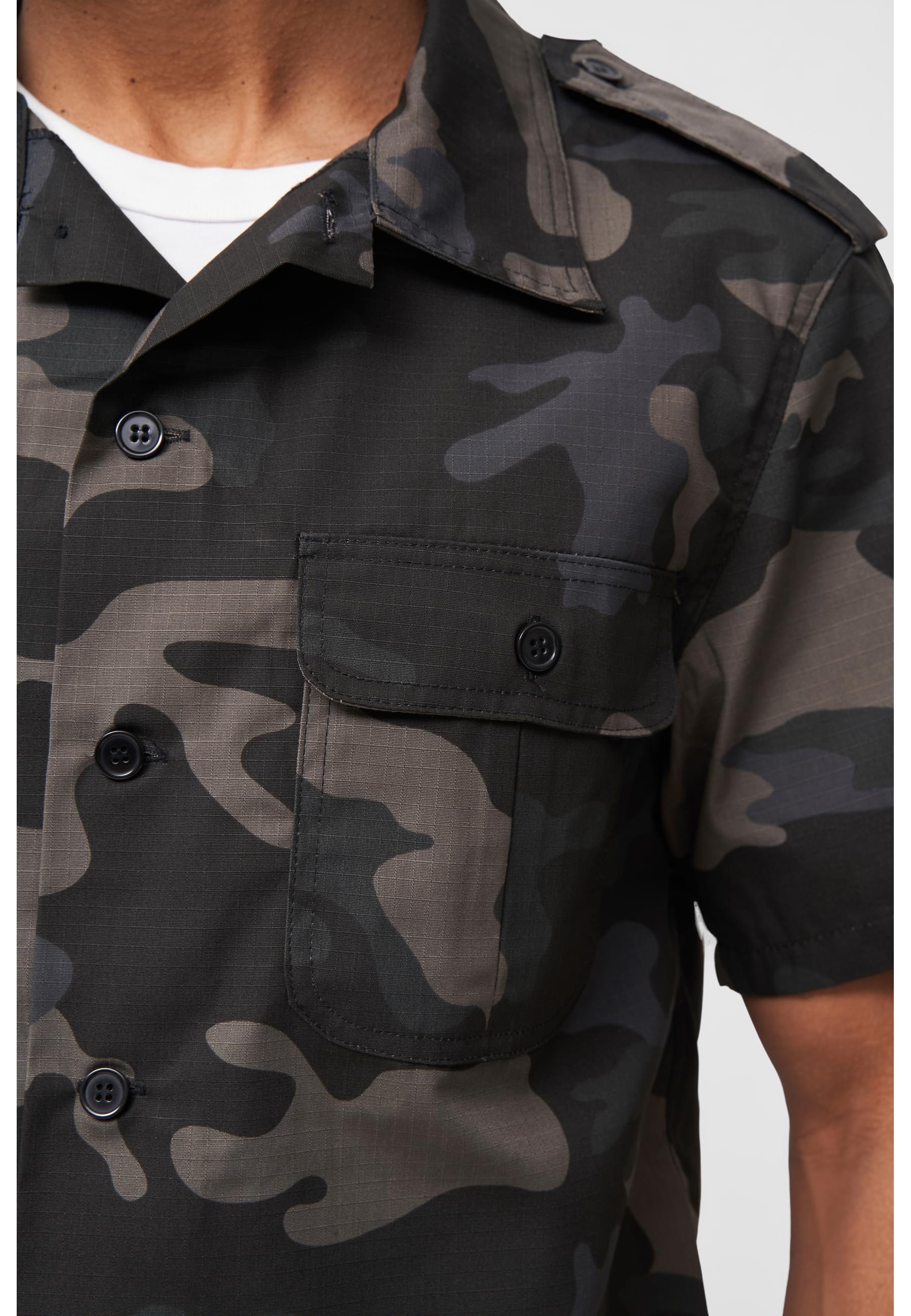 Brandit Langarmhemd »Brandit Herren US Shirt Ripstop shortsleeve«, (1 tlg.)