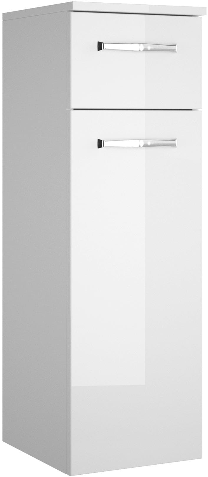 Saphir Badmöbel-Set »Badmöbel-Set Trentino 3-teilig Glas-Waschtisch mit LED-Spiegelschrank«, (4 St.), Badezimmer-Set mit Unterschrank inkl. Türdämpfer