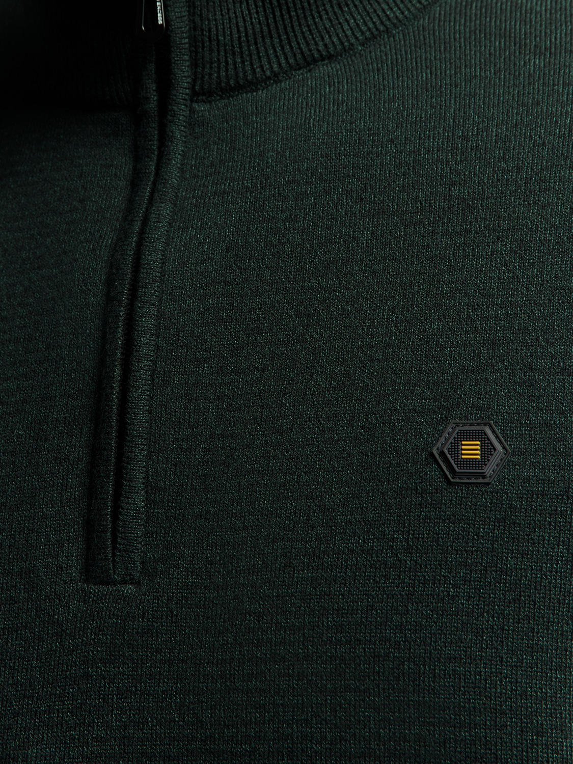 NO EXCESS Rundhalspullover »No Excess Pullover mit halbem Reißverschluss«
