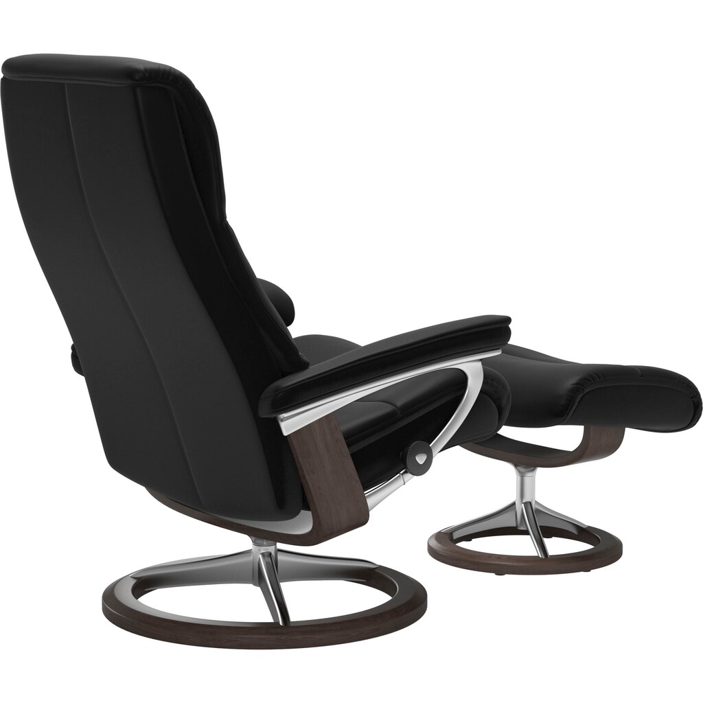 Wohnen Gemütliches Wohnzimmer Stressless® Relaxsessel »View«, (Set, Relaxsessel mit Hocker), mit Signature Base, Größe L,Gestell Wohnen Gemütliches Wohnzimmer Stressless® Relaxsessel »View«, (Set, Relaxsessel mit Hocker), mit Signature Base, Größe L,Gestell