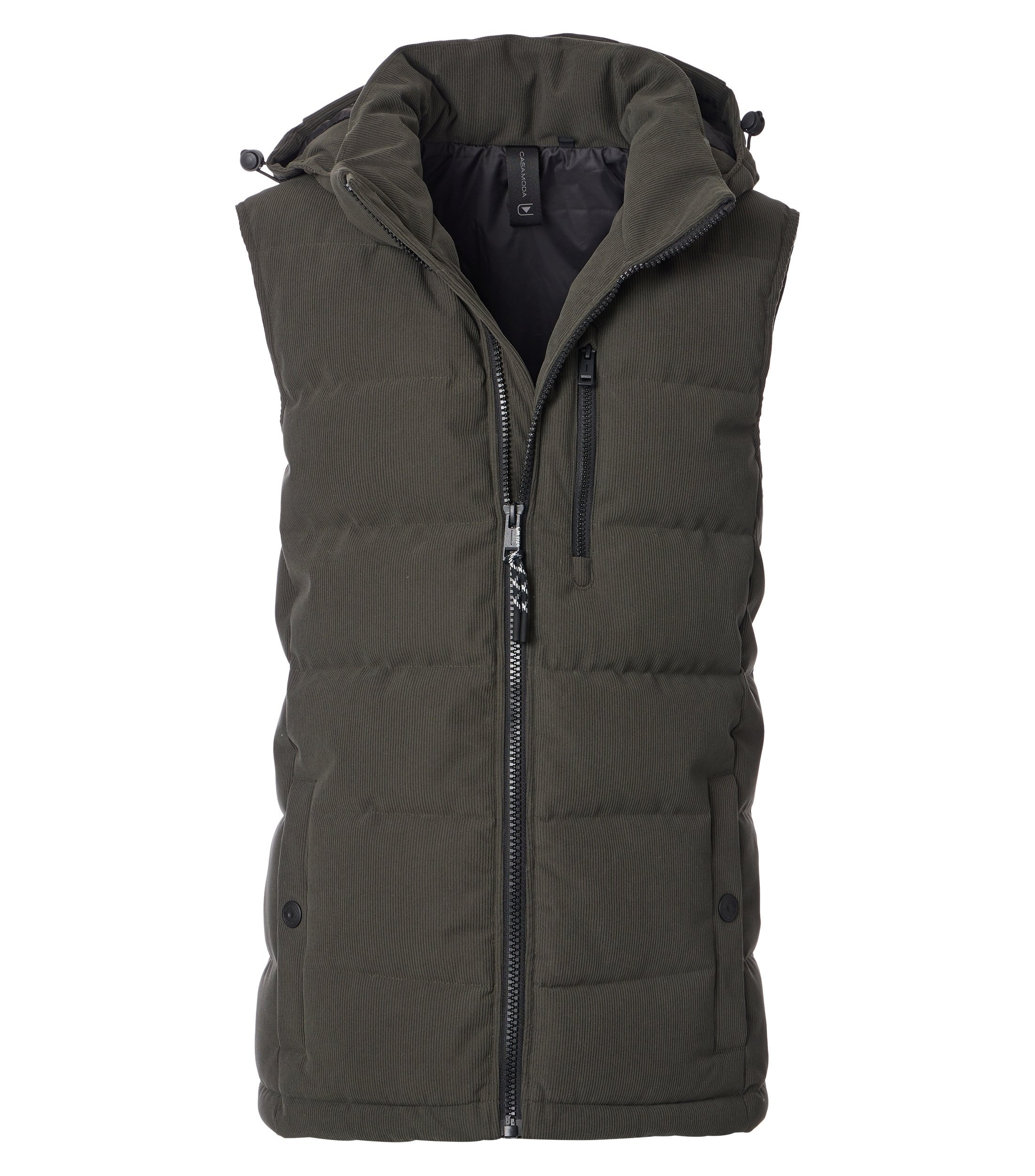 CASAMODA Cordweste "CASAMODA Cordweste mit Kapuze uni" günstig online kaufen