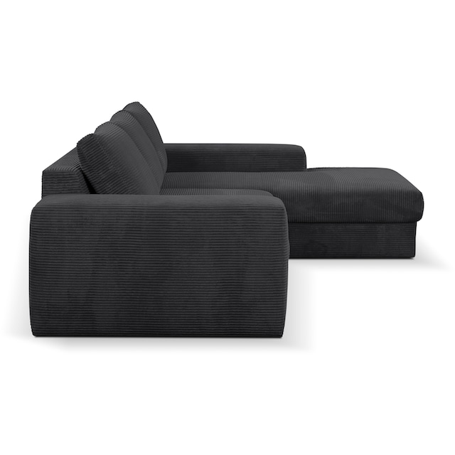 WERK2 Ecksofa »Rozzana«, Design Ecksofa mit hohem Komfort in trendig-weichem  Cord & Breitcord | BAUR