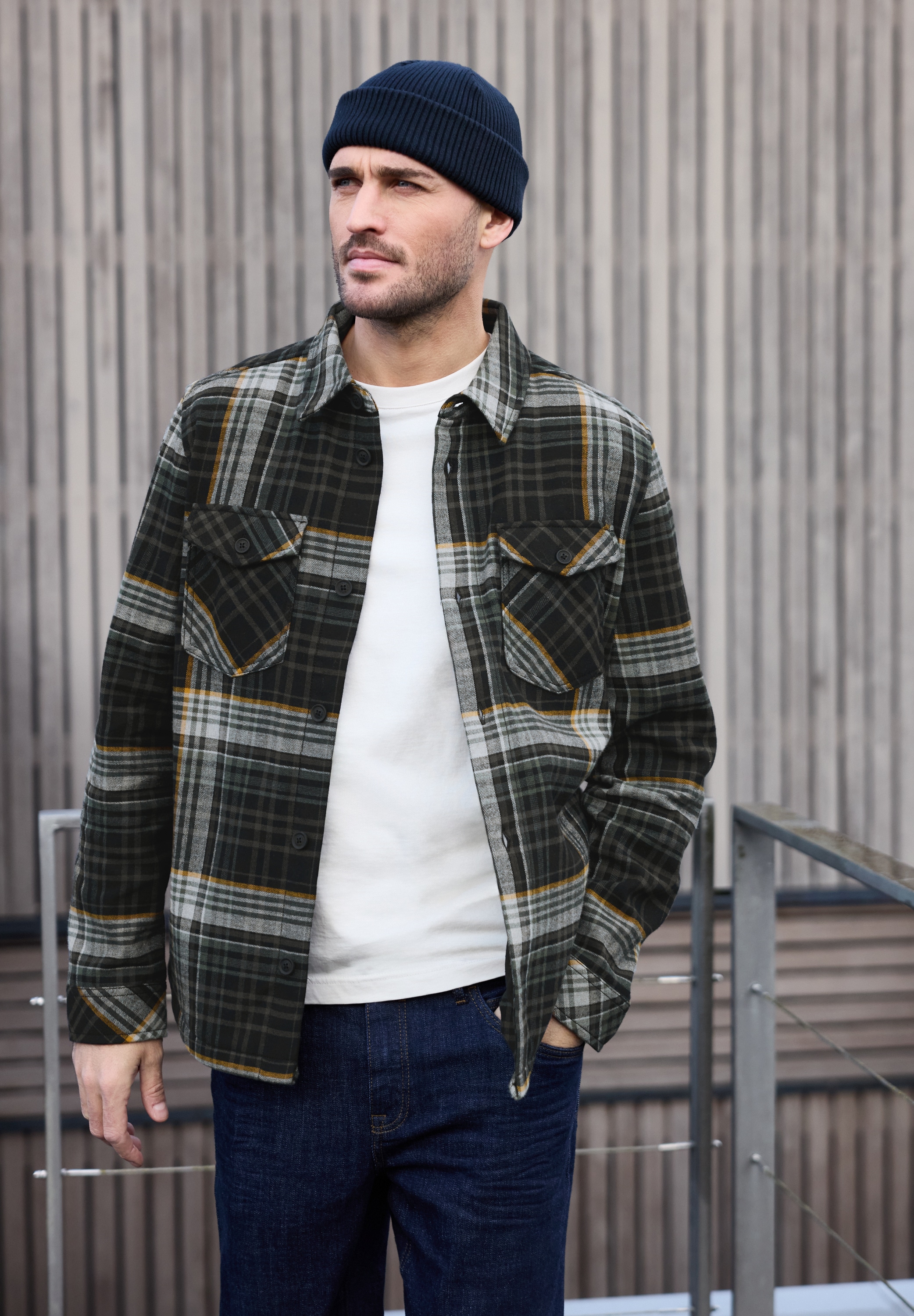 STREET ONE MEN Blouson ohne Kapuze mit Brusttasche