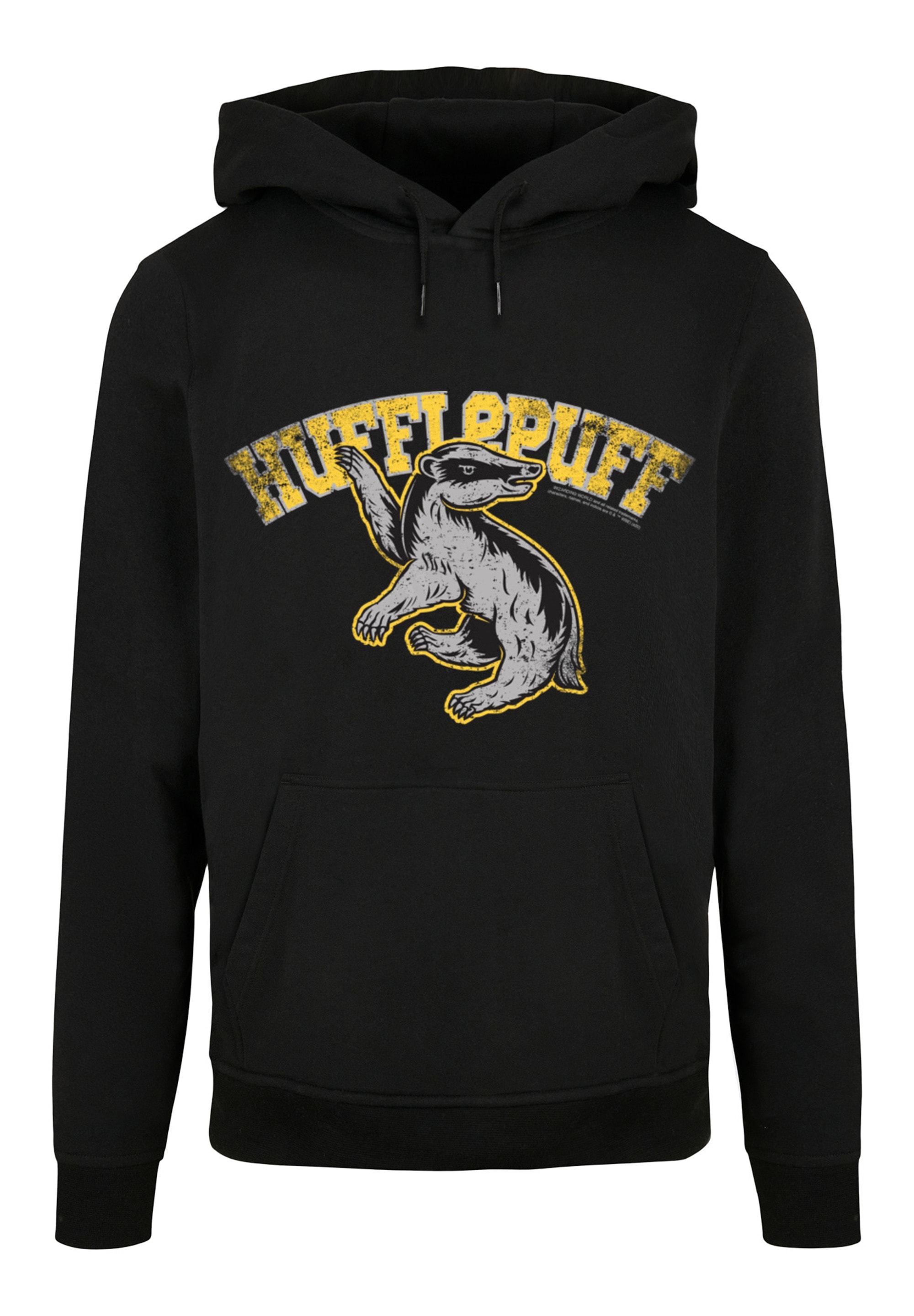 F4NT4STIC Kapuzenpullover »Harry Potter Hufflepuff Sport Emblem«, Print