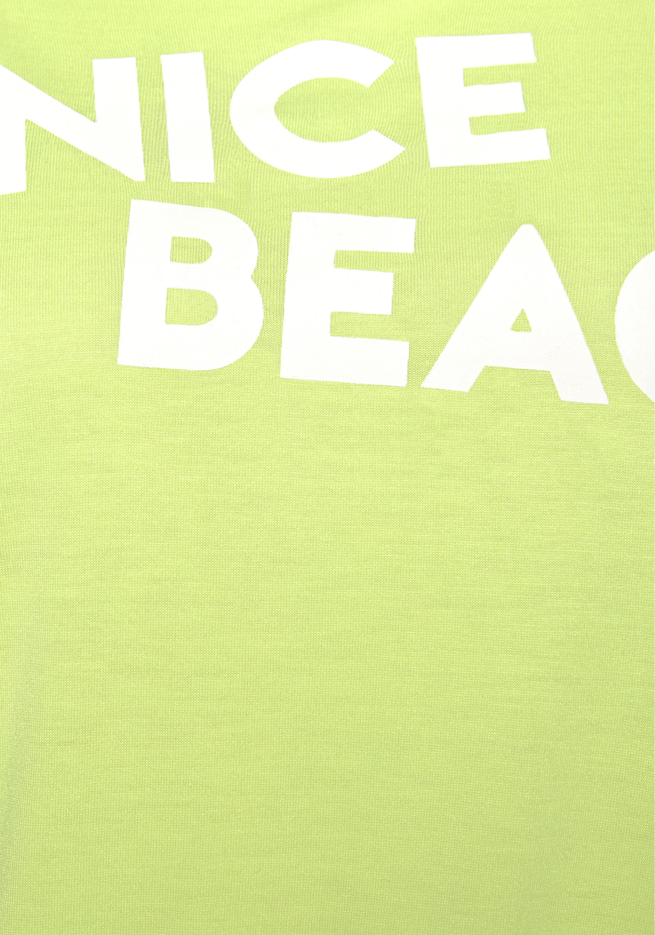 Venice Beach Kurzarmshirt, mit Logodruck vorne, T-Shirt, Strandshirt, sportlich-sommerlich
