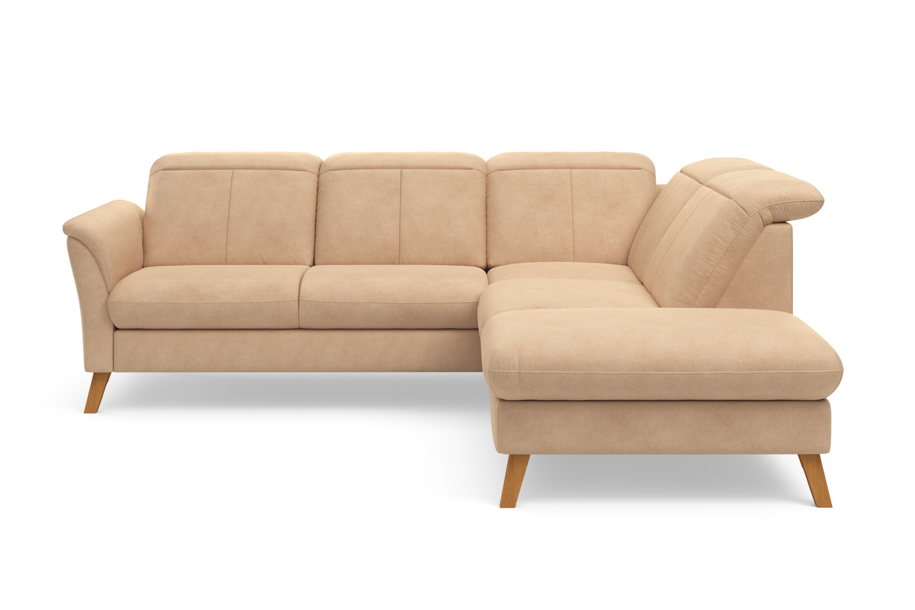 sit&more Ecksofa "Romero L-Form" wahlweise mit oder ohne TV-Funktion, Schlaffunktion, Bettkasten