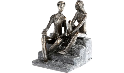 Casablanca by Gilde Dekofigur »Skulptur Discussion, bronzefarben/grau«, (1 St.),... kaufen