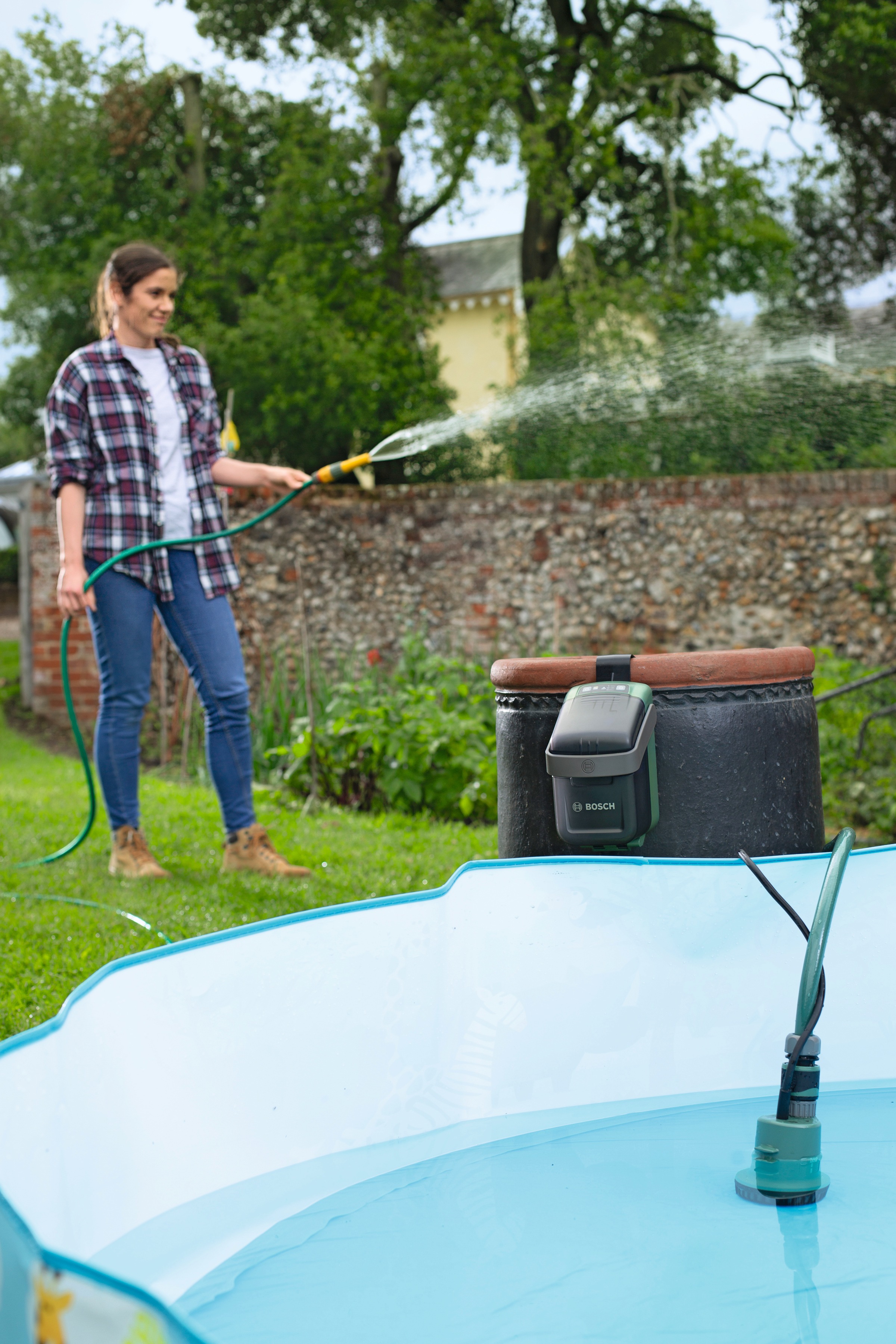 Thumbnail - Bosch Home & Garden Akku-Gartenpumpe "GardenPump 18", Erweiterungssset, ohne Akku und Ladegerät