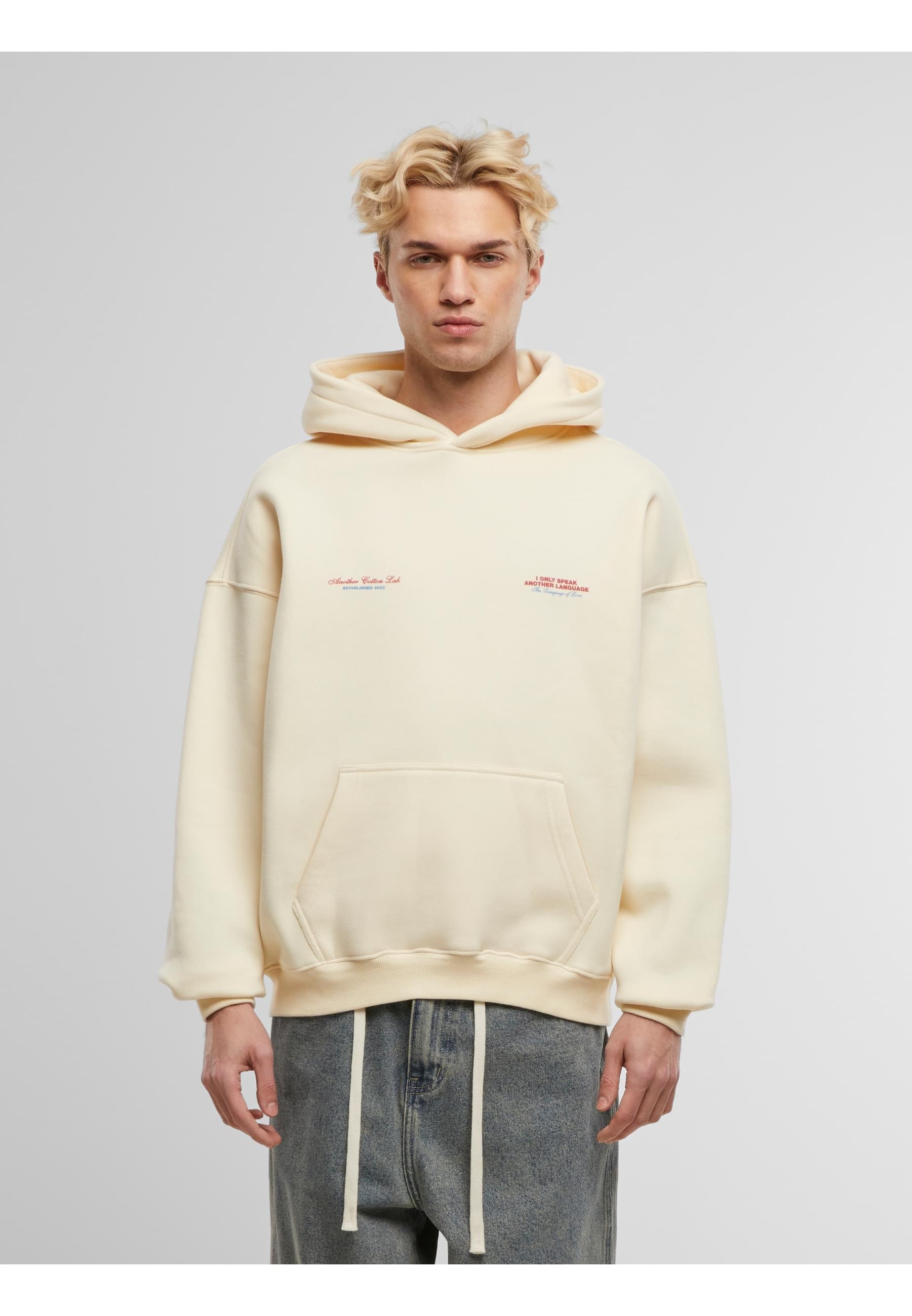 Another Cotton Lab Kapuzensweatshirt »Another Cotton Lab Pardon Monsieur Oversized Hoodie«, (1 tlg.)