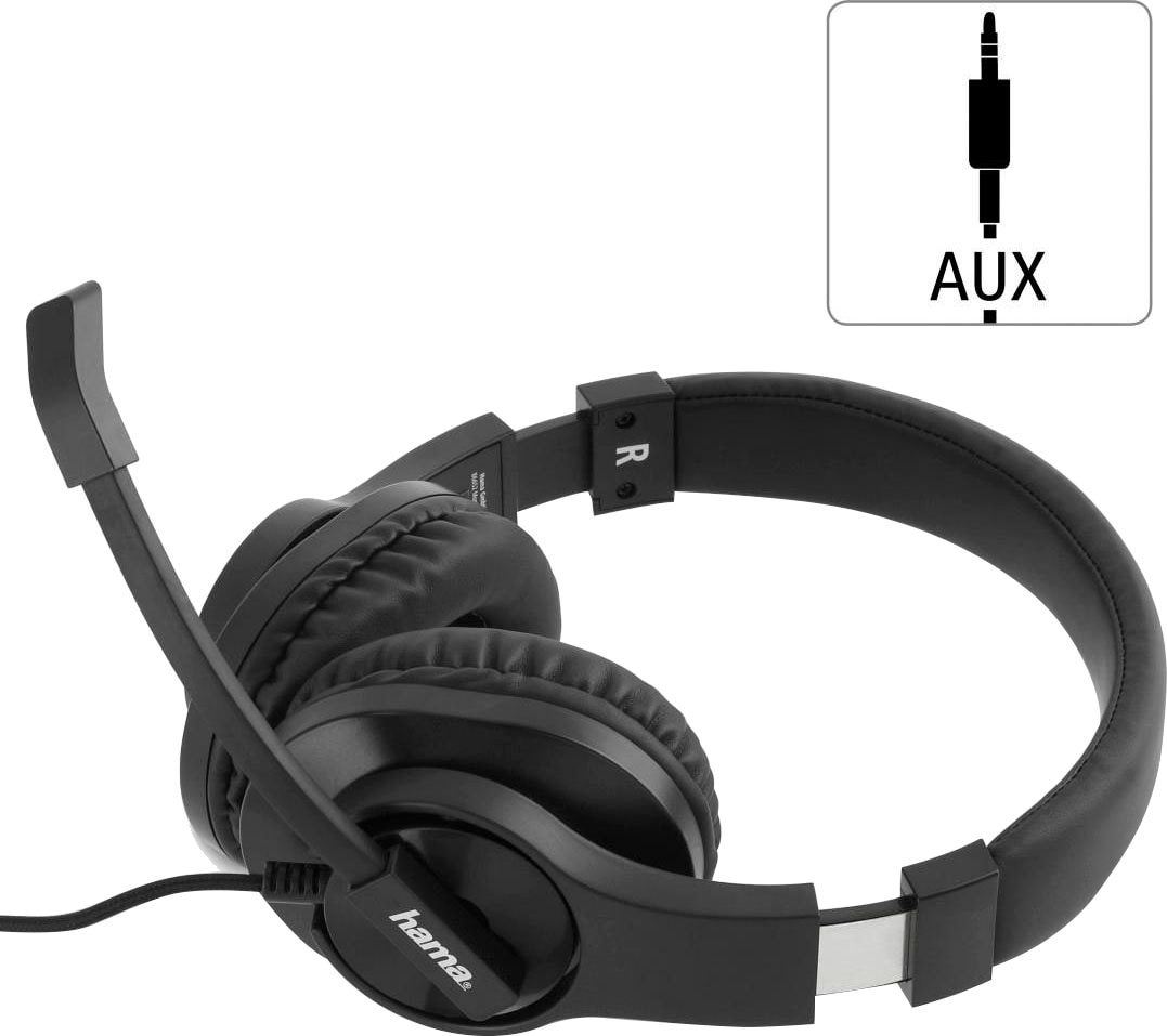 Hama Headset »PC-Office-Headset "HS-P350", Stereo, Schwarz«