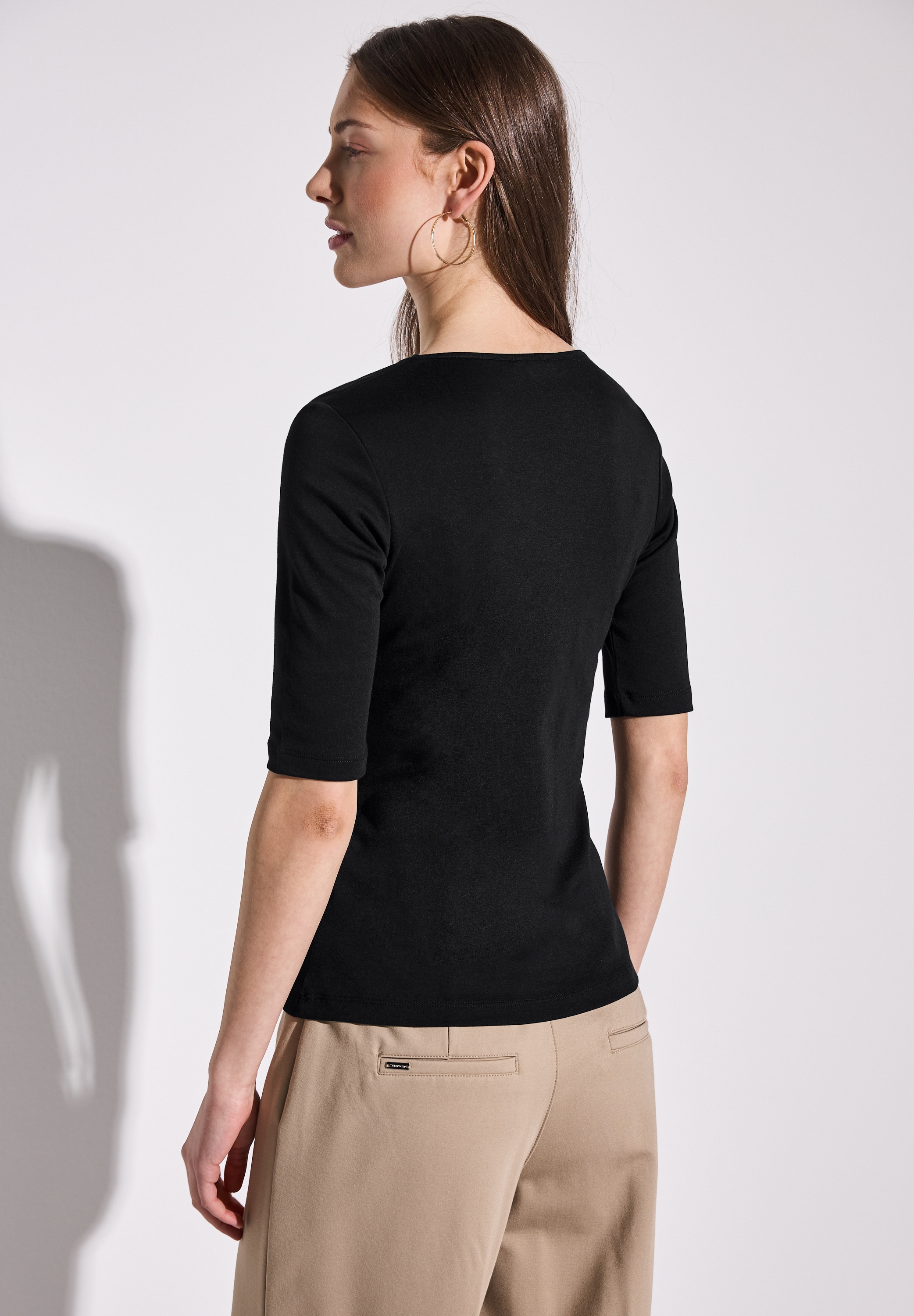 STREET ONE T-Shirt, im soften Baumwoll-Mix