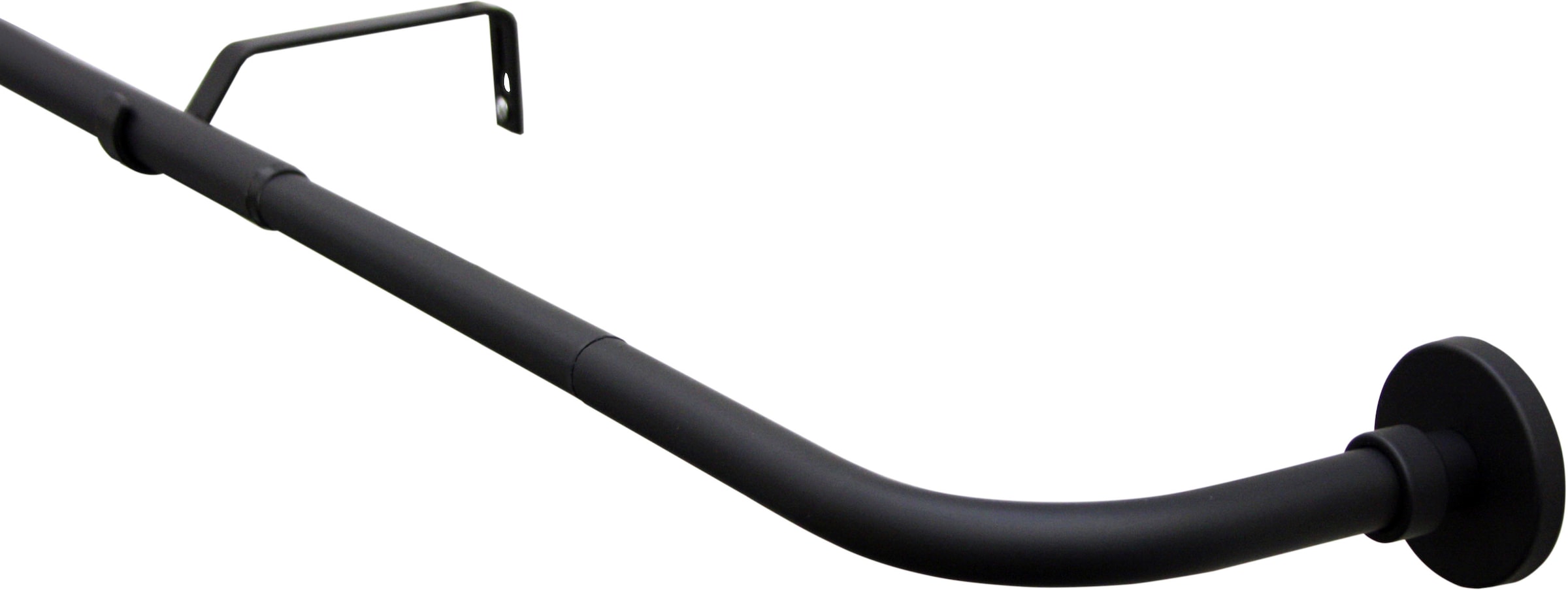 GARDINIA Gardinenstange "Set Lisa 1-Lauf mit Bogen Ø 19 mm" Ø 19 mm 1 läufi günstig online kaufen