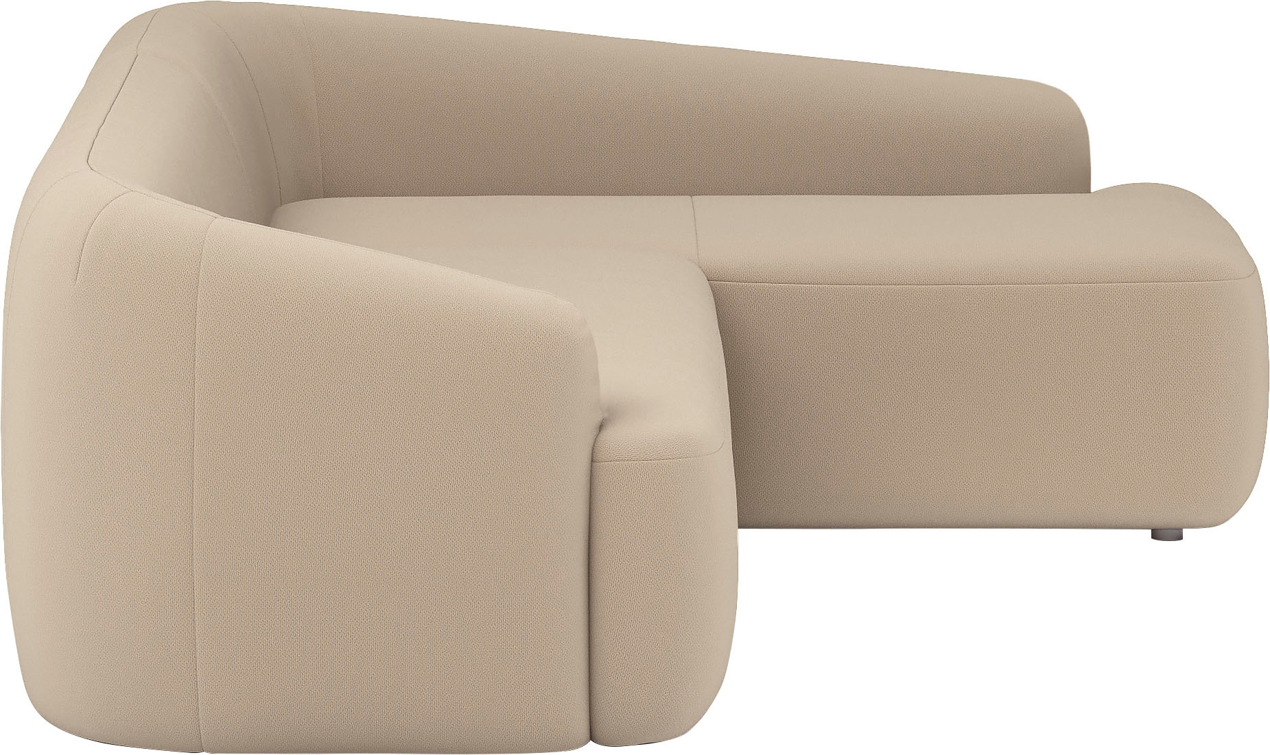 INOSIGN Ecksofa »Nergal, organisches Design, Breite 296cm, L-Form«, Modernes Design, schlichte Optik, stilvoller Blickfang im Wohnzimmer