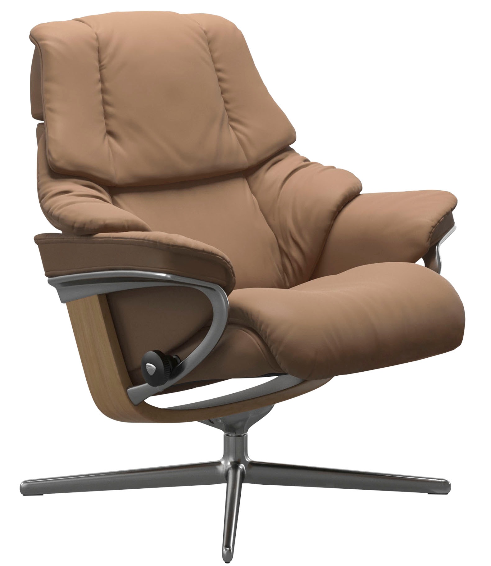 Thumbnail - Stressless Relaxsessel "Reno" mit Cross Base, Größe S, M & L, Holzakzent Eiche