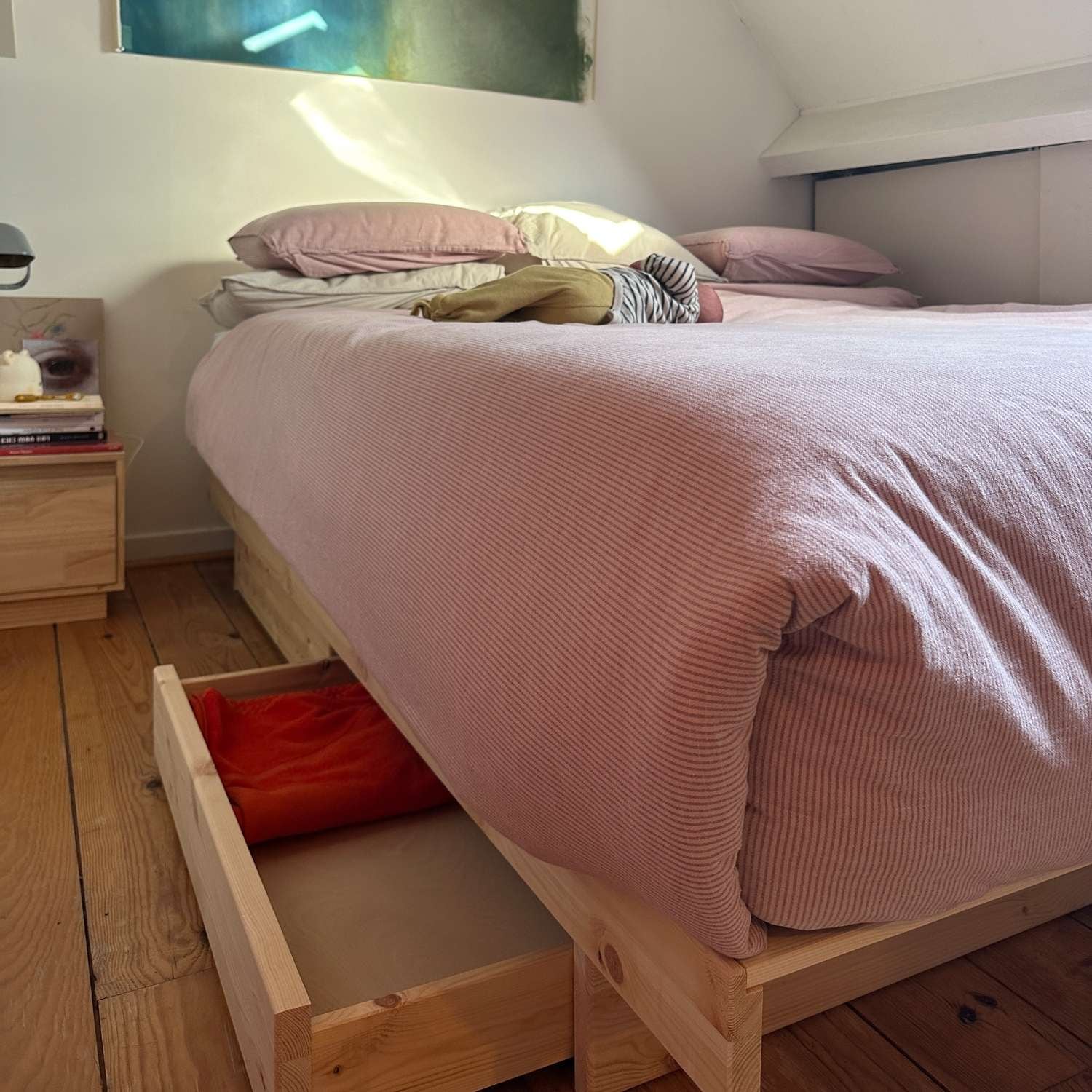 Karup Design Bettgestell »Kanso Bed, Stauraumbett, Bett mit oder ohne Schubladen«, Bett mit/ohne Schubladen, inkl Lattenrost, FSC®zertifiert