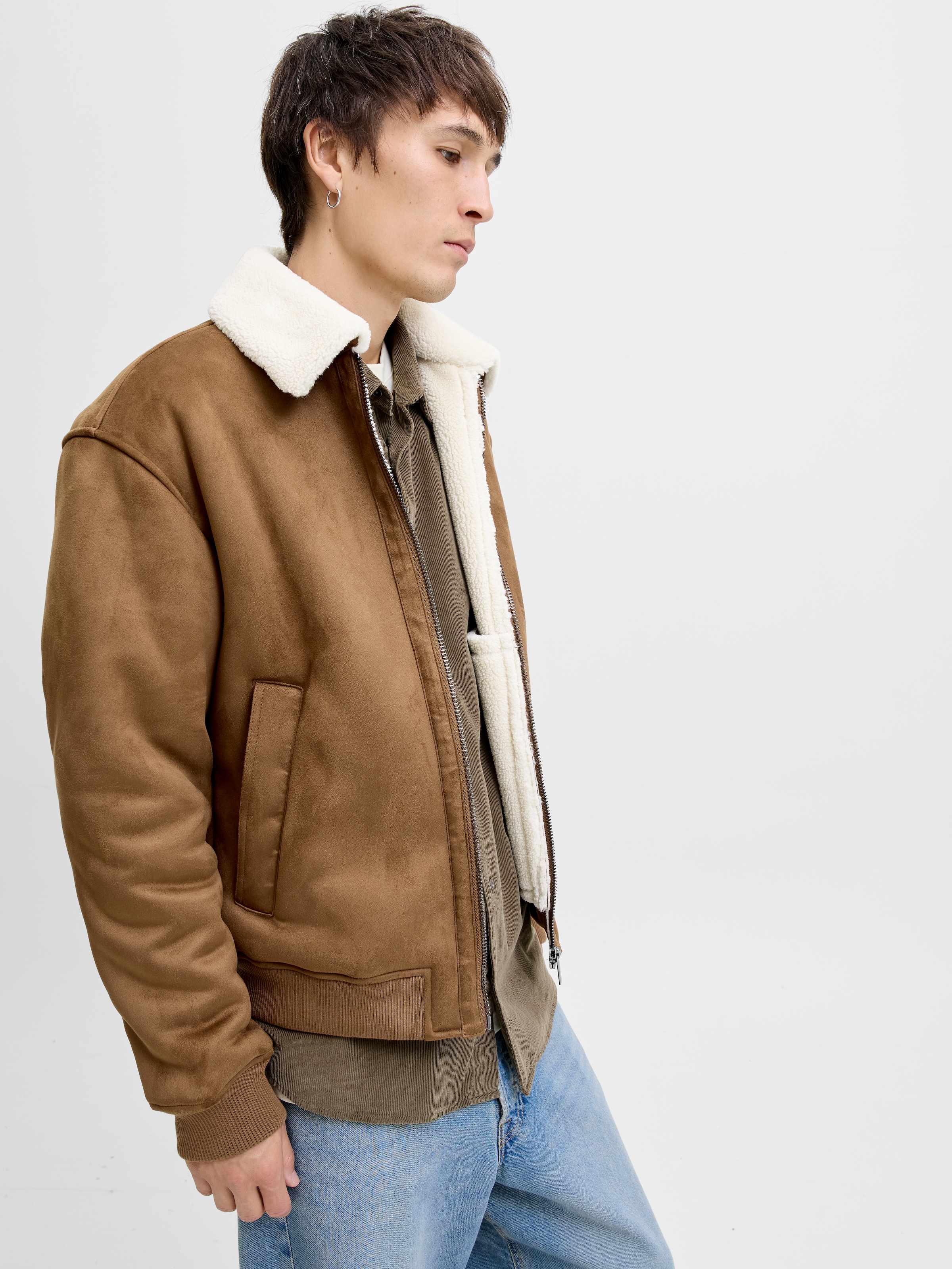 Jack & Jones Bomberjacke »JPRCCLUKE BOMBER JACKET SN«, ohne Kapuze