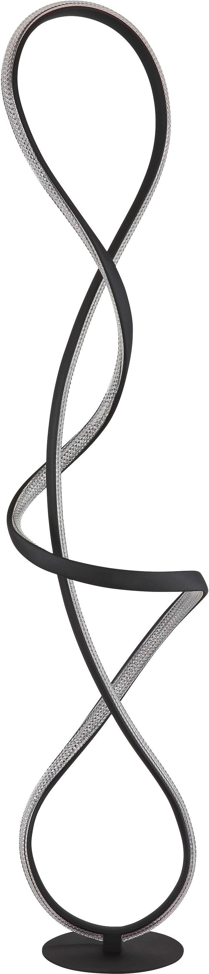 GLOBO LIGHTING Stehlampe »SWIRL« LED-Modul 1 Stk. Warmweiß