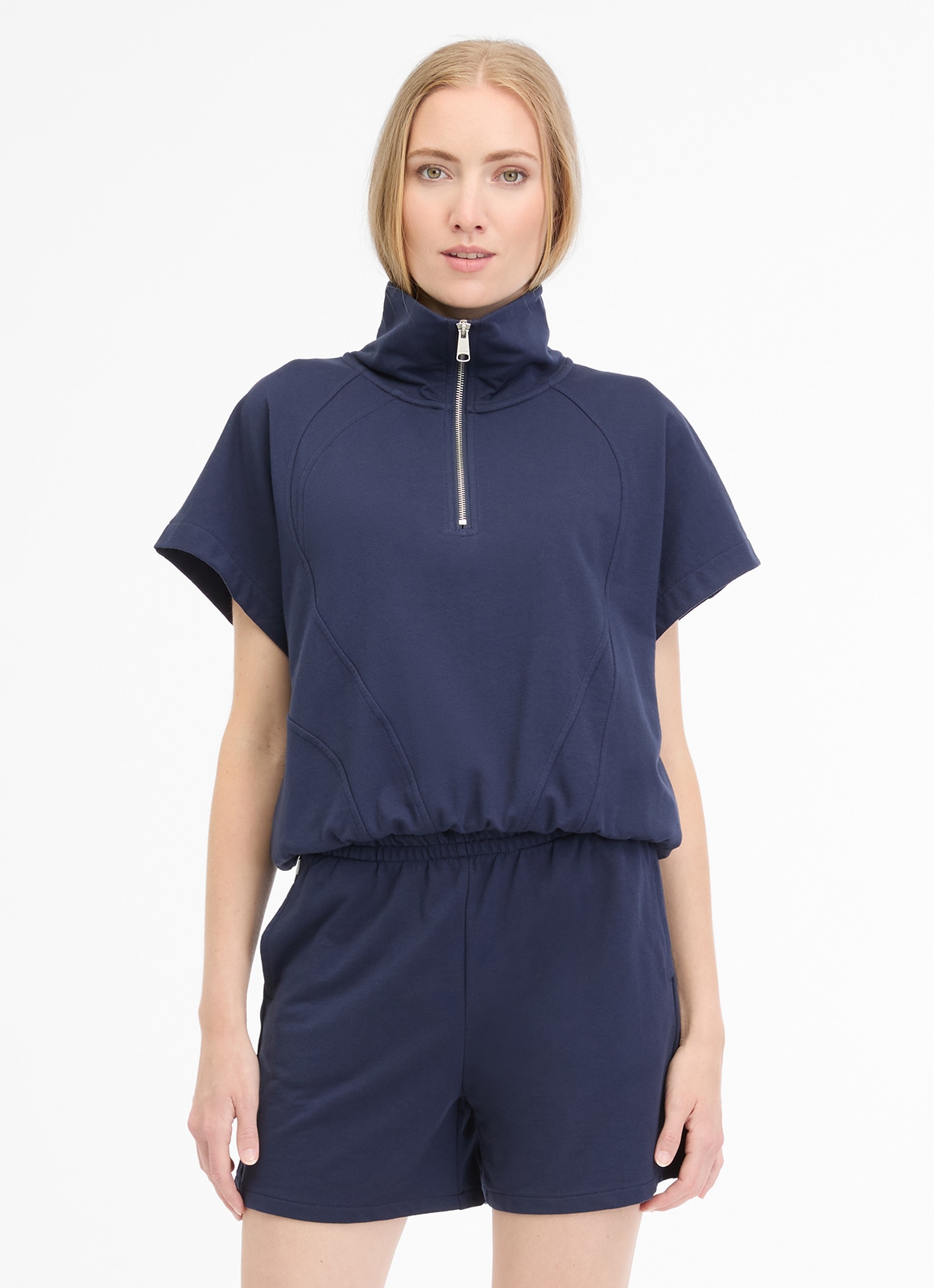 Ragwear Sweatshirt "IZZARA TOP", mit überschnittenen Schultern und mit Reiß günstig online kaufen
